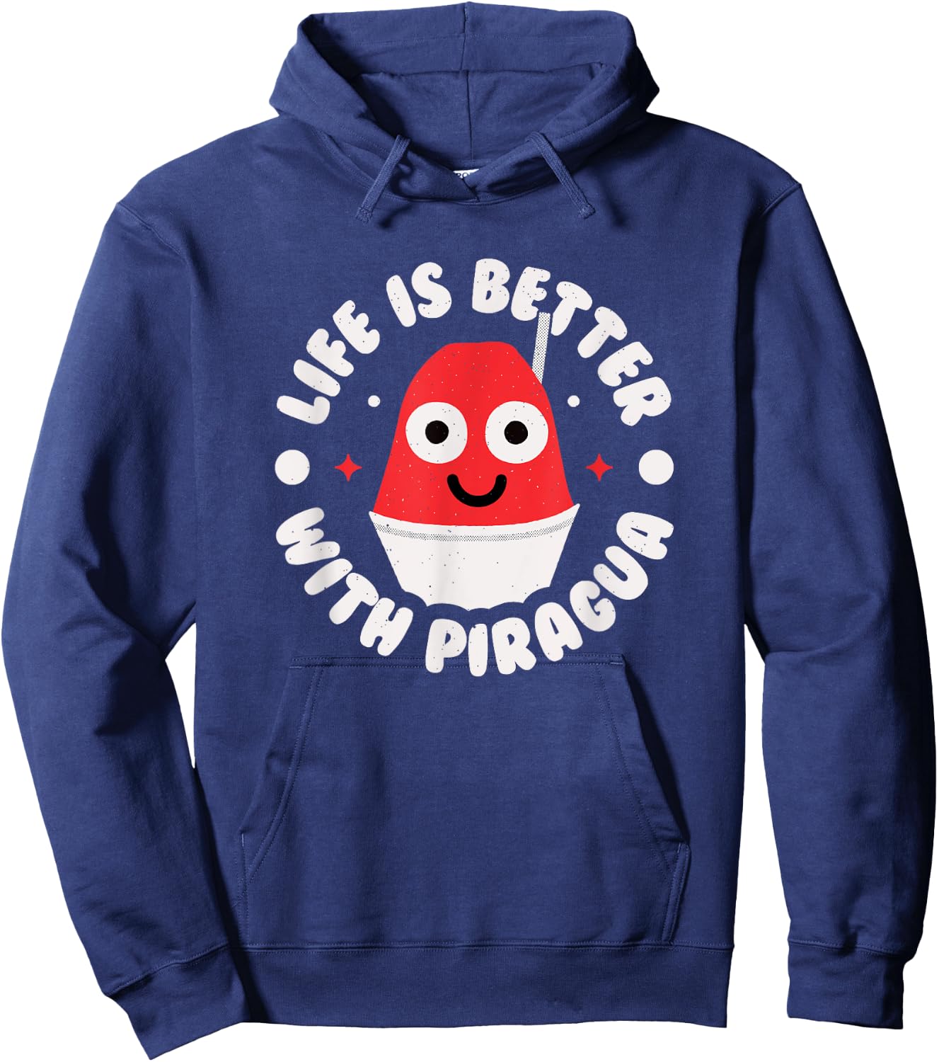 Life Is Better With Piragua - Puerto Rican Piragua Hoodie - Hoodie | Navy
