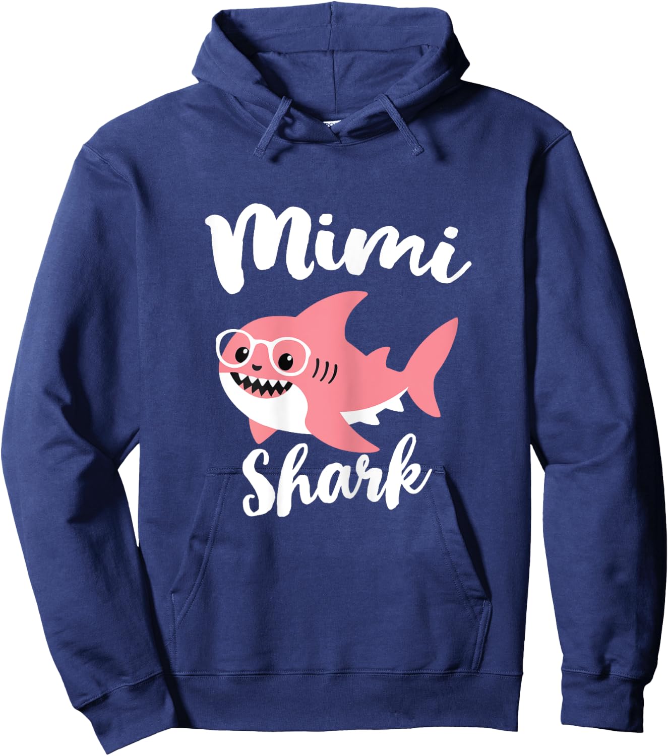 Mimi Shark Mother's Day Grandma Funny Hoodie - Hoodie | Navy