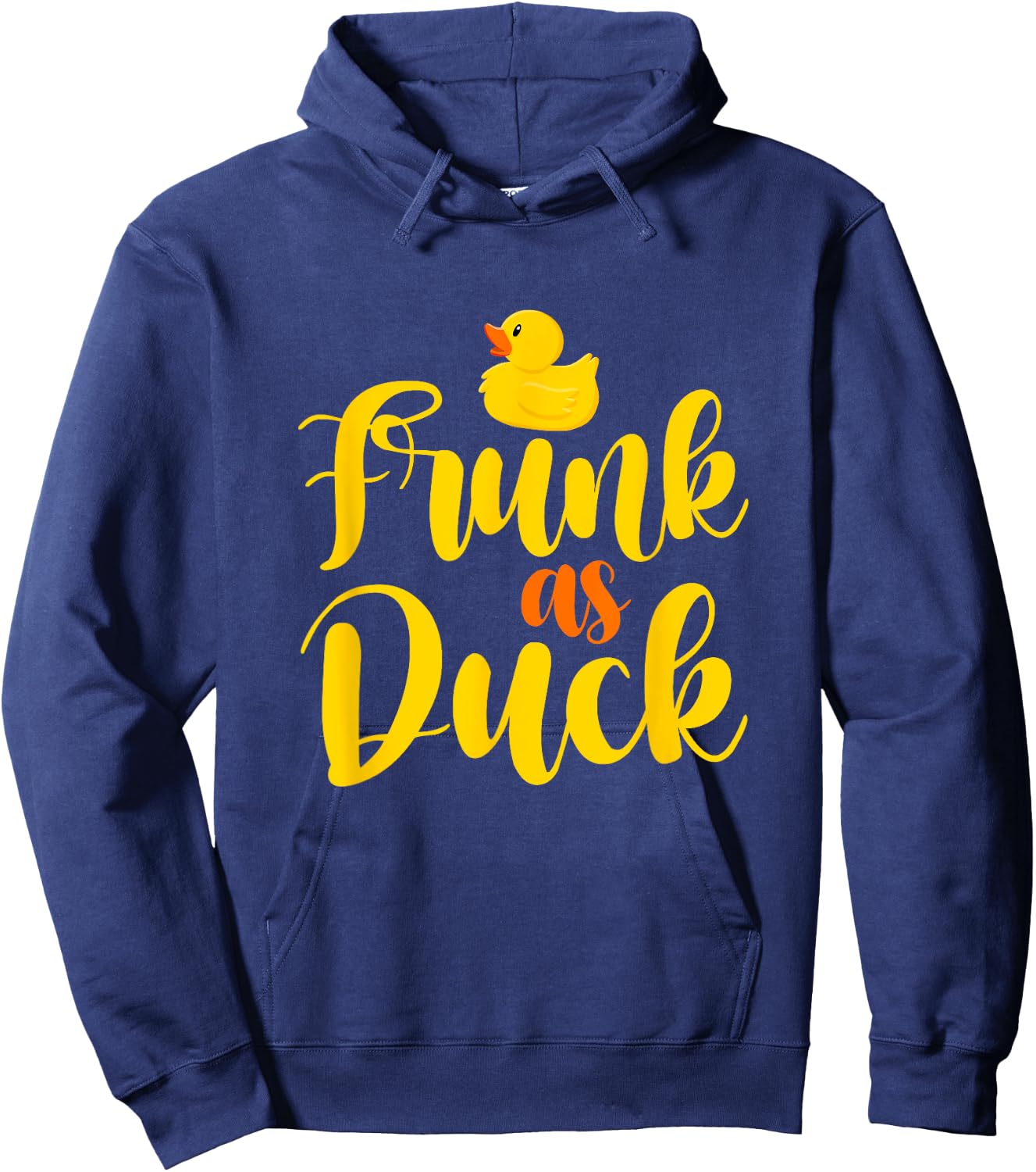 Drunk Frunk As Duck Drinking Memes Hoodie - Hoodie | Navy