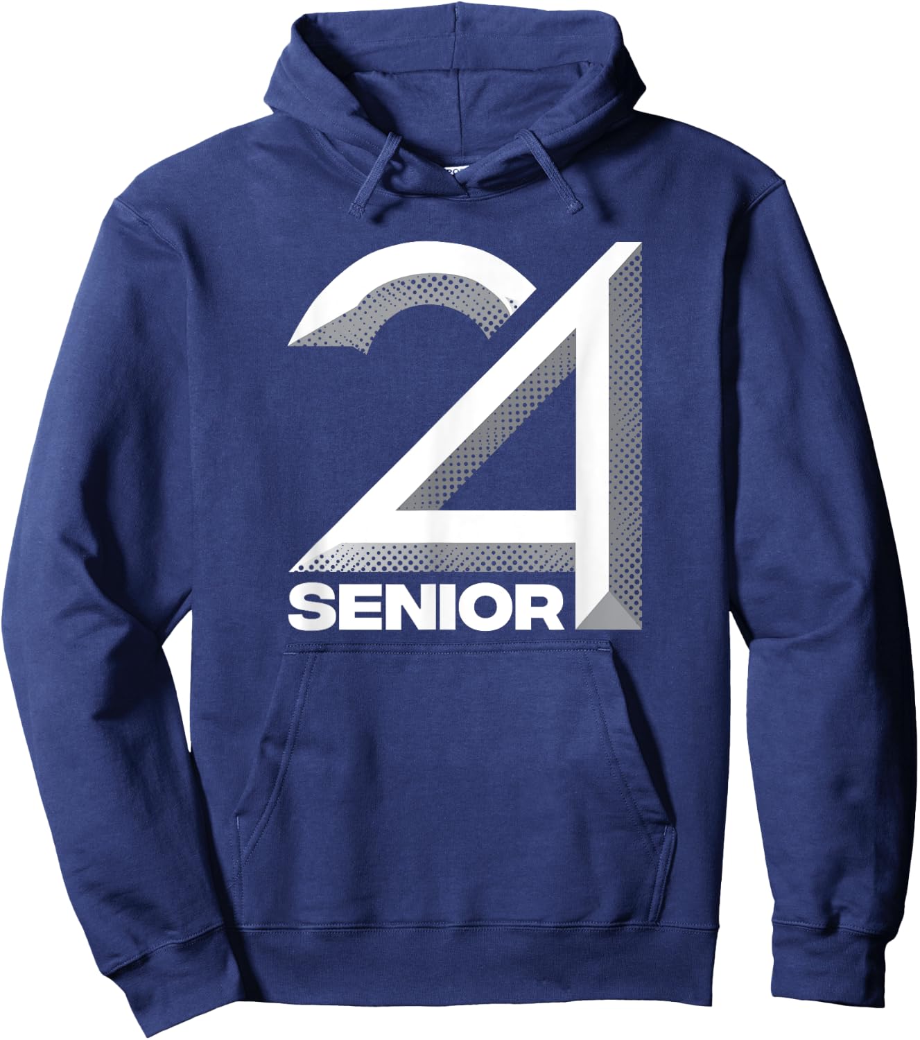 Senior Class Of 2024 Shirt Graduation High School College Hoodie - Hoodie | Navy
