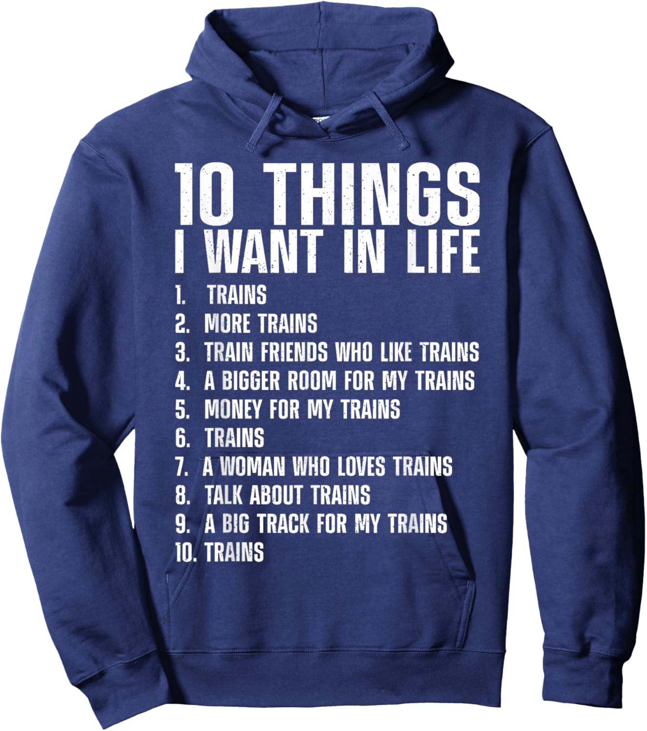 Cool Train Art Women Kids Railroad Model Train Lover Hoodie - Hoodie | Navy