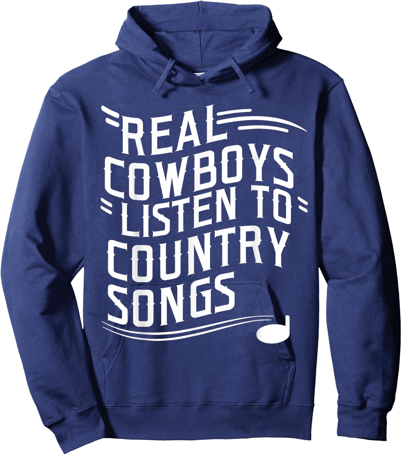 Funny Cowboy Sayings Vintage Country Music Lover Hoodie - Hoodie | Navy