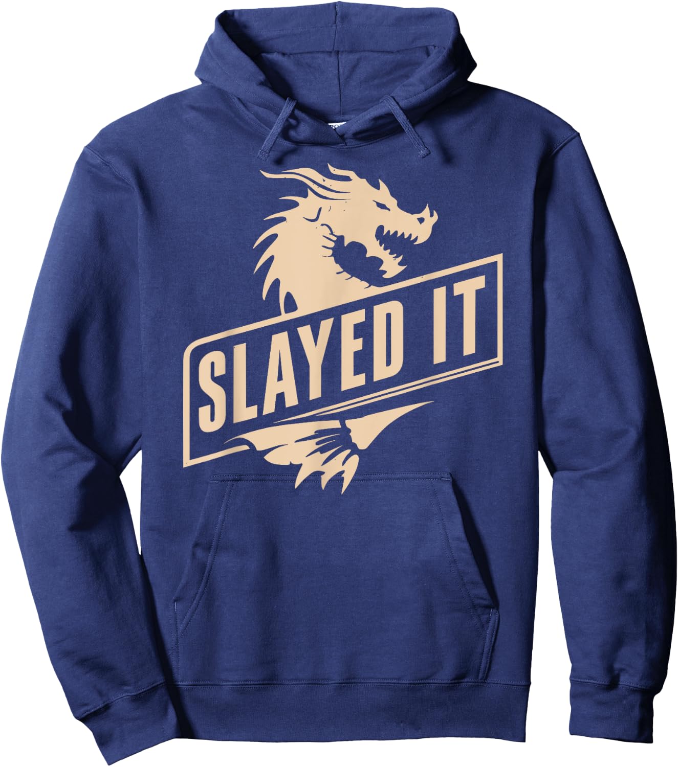 Renaissance Festival, Slayed It, Dragon Slayer Ren Faire Hoodie - Hoodie | Navy