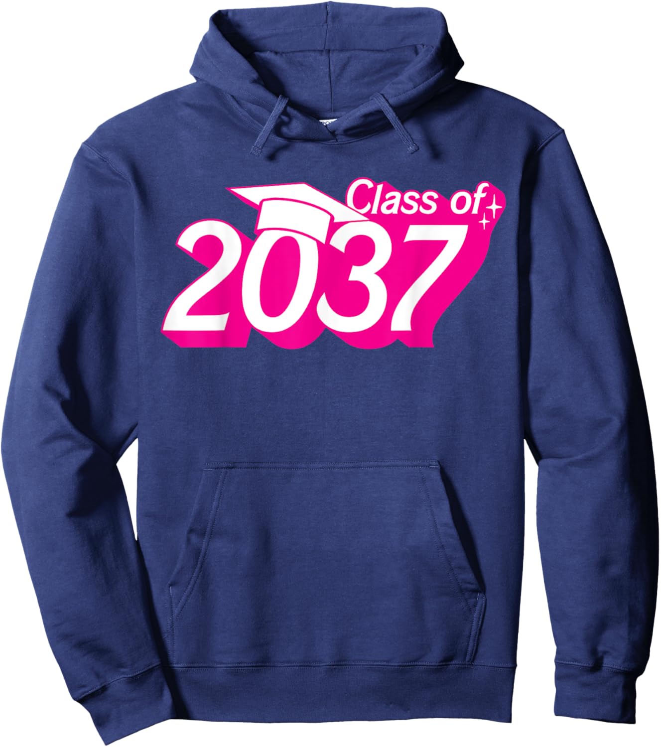 Class of 2037 First Day of School Graduation Pre-k to 12th Hoodie - Hoodie | Navy