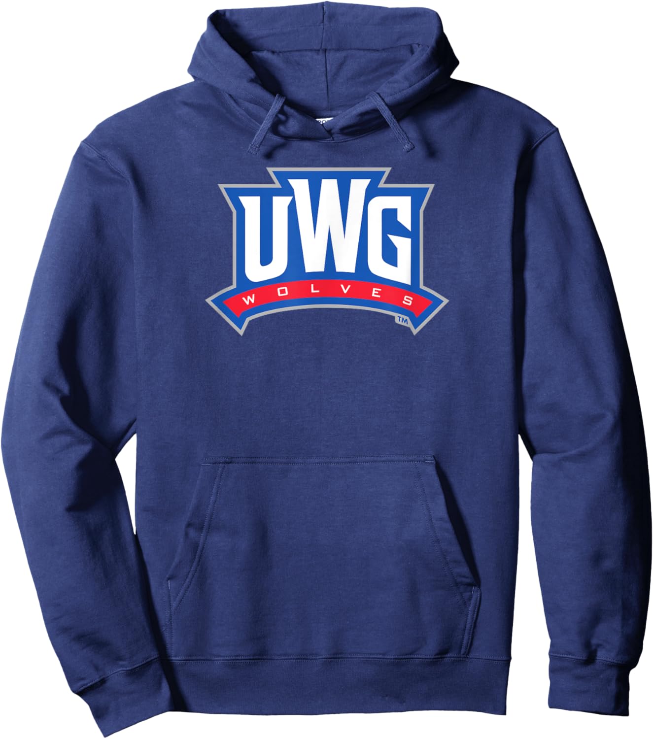 UWG Wolves Arch Athletics Wordmark Standard Hoodie - Hoodie | Navy