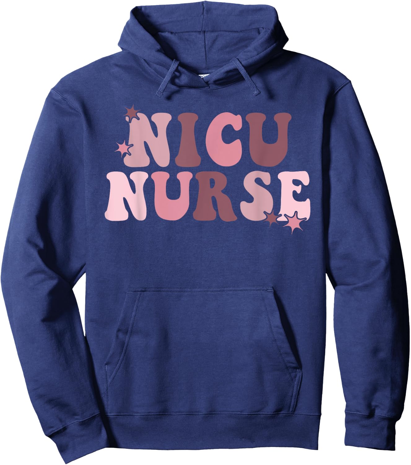 NICU Nurse Neonatal ICU Nurse Infant Care Specialist Newborn Hoodie - Hoodie | Navy