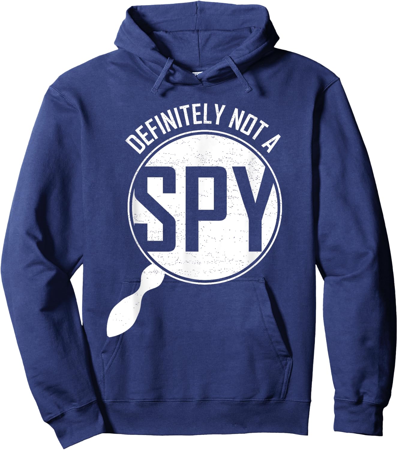 Definitely Not A Spy Funny Halloween Costume Hoodie - Hoodie | Navy