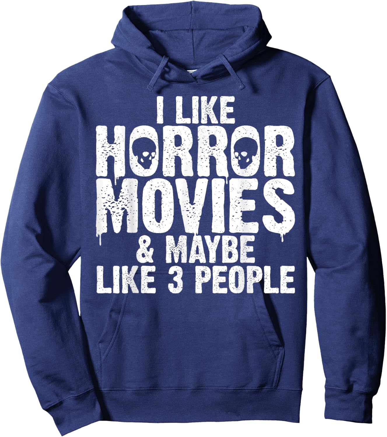 Funny Horror Movie Design Women Horror Movie Lover Hoodie - Hoodie | Navy