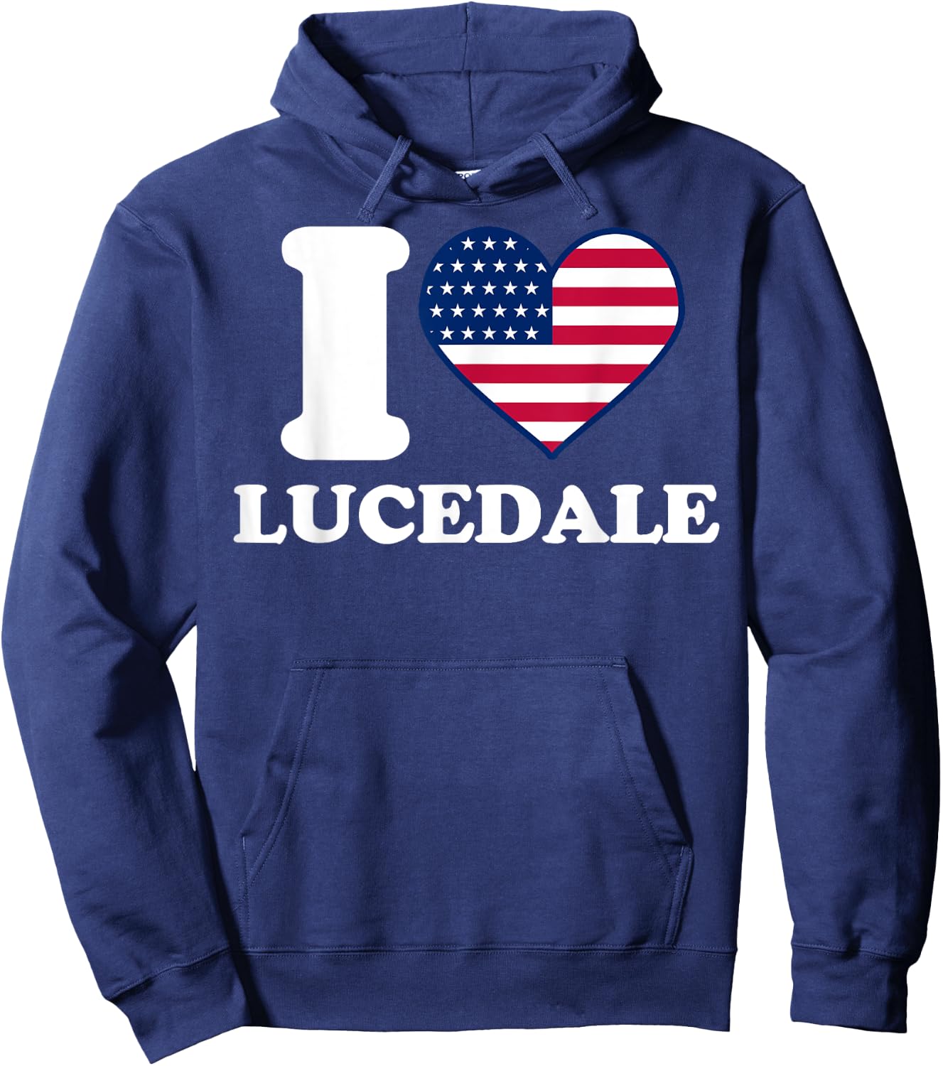I love Lucedale I heart Lucedale Hoodie - Hoodie | Navy