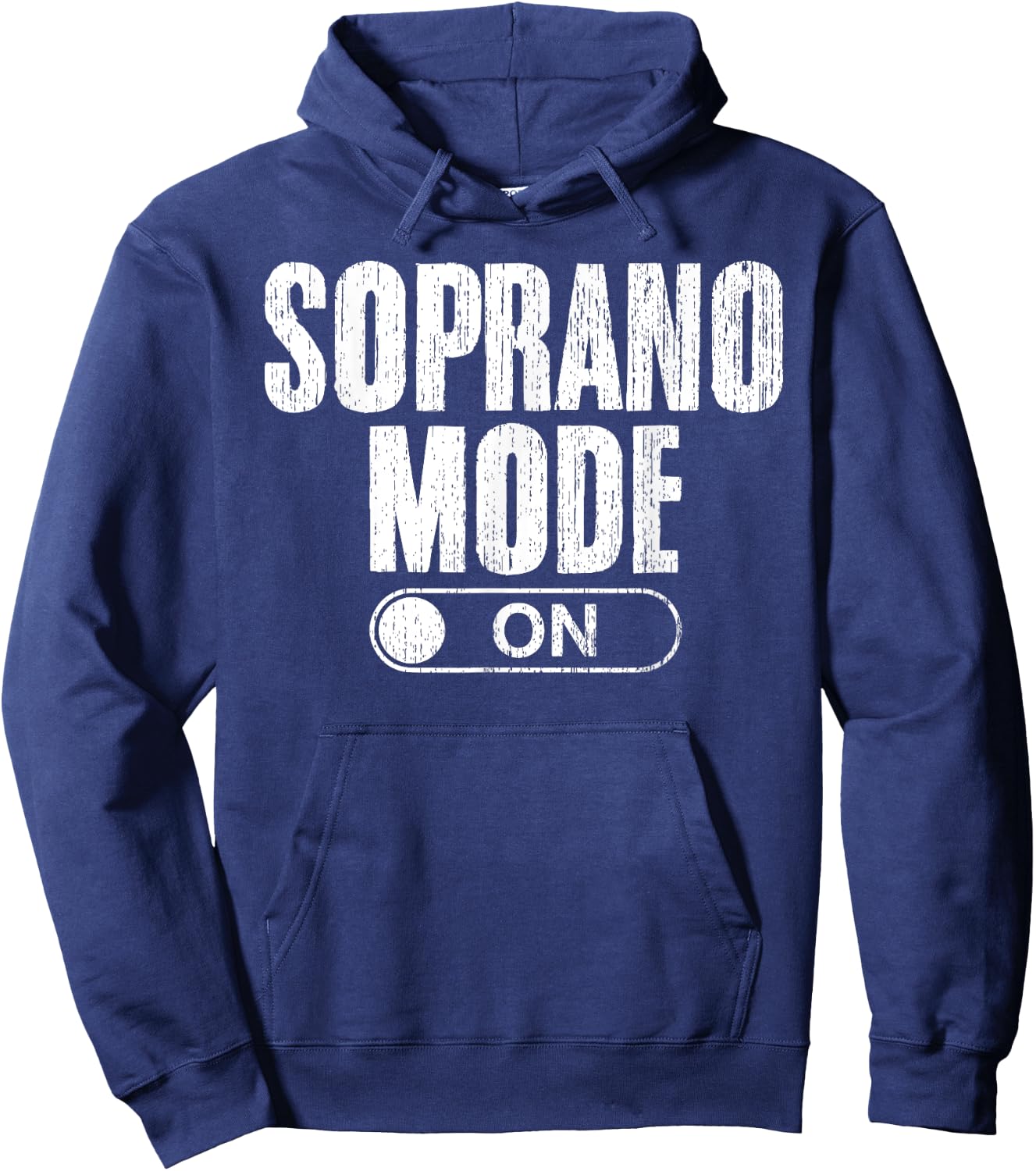 Soprano Mode On Singing Funny Choir Singing For Choir Singer Hoodie - Hoodie | Navy