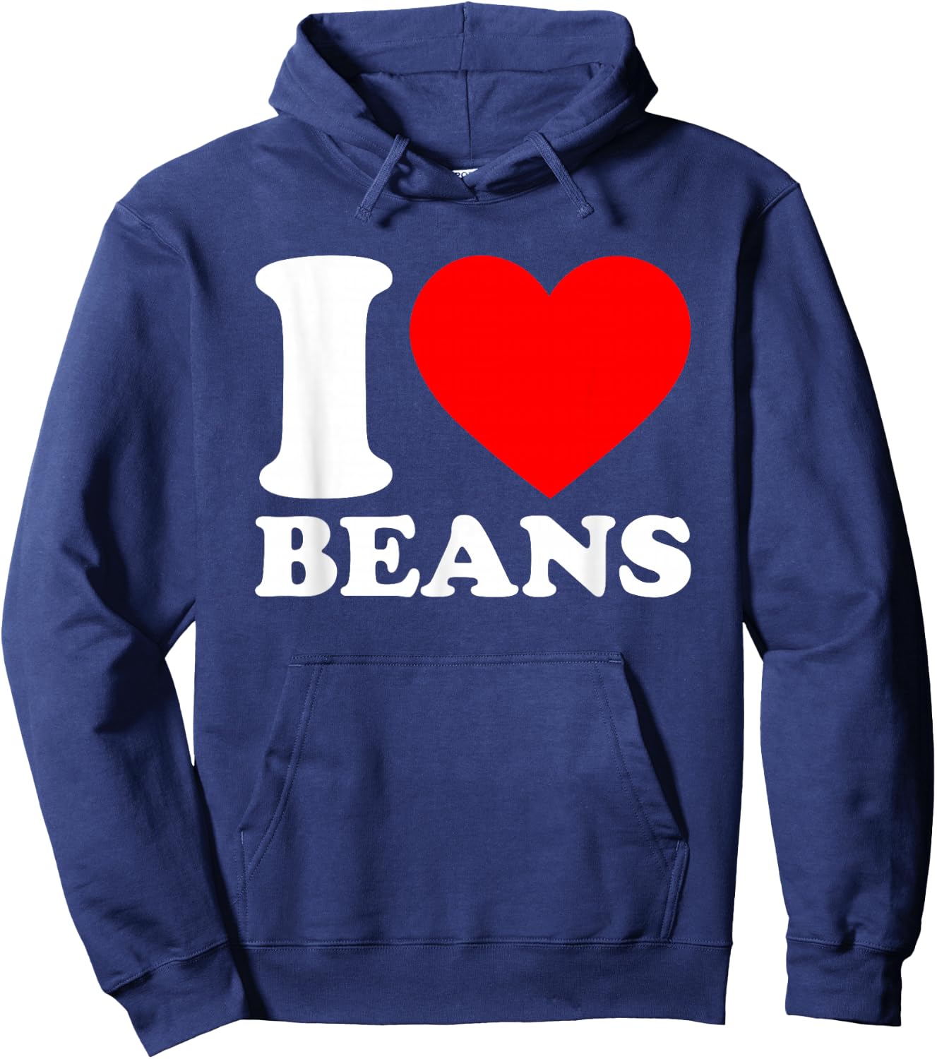 I Love Beans Hoodie - Hoodie | Navy