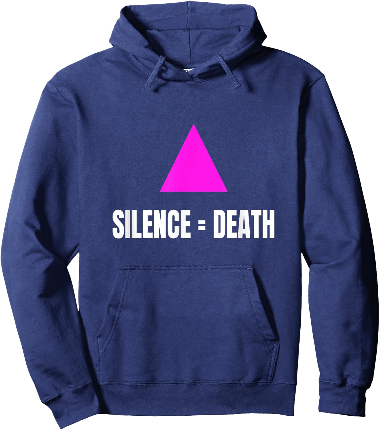 Power and Protest Silence = Death / Silence = Mort Hoodie - Hoodie | Navy