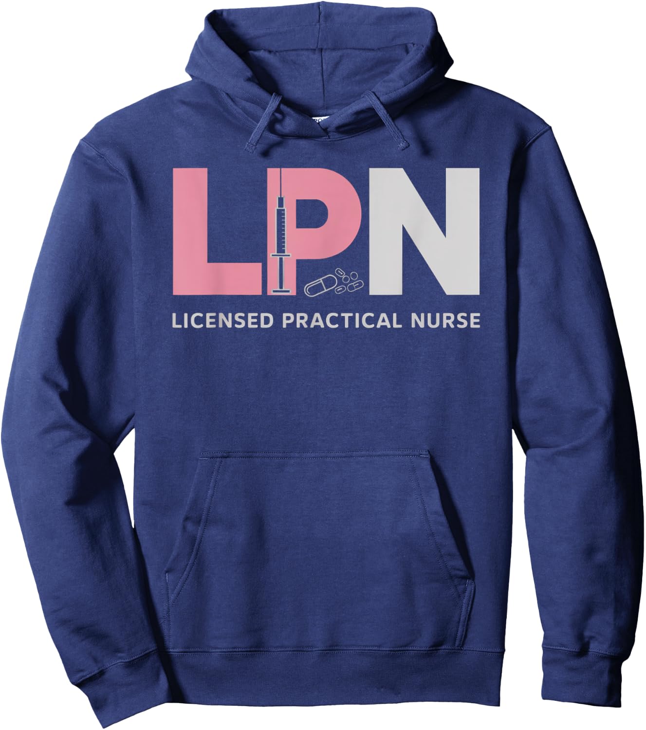 LPN Nursing Licensed Practical Nurse Medical Healthcare Hoodie - Hoodie | Navy