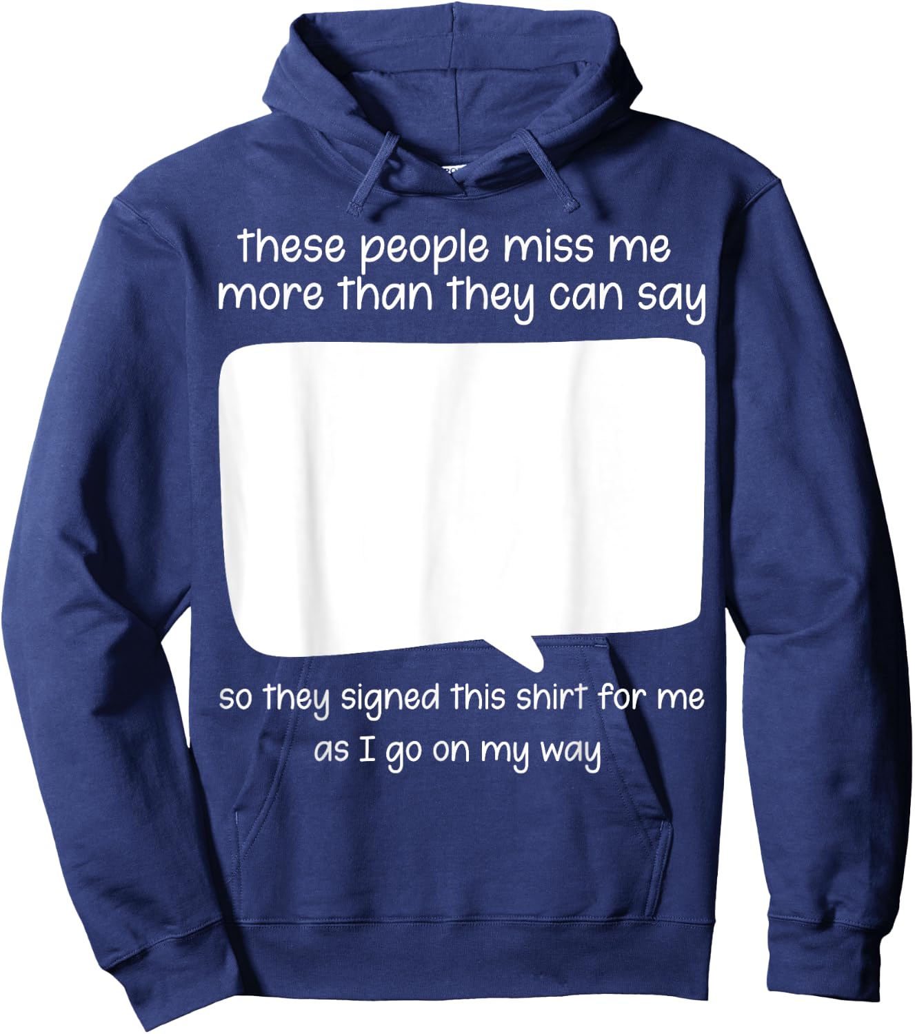 Farewell Coworker Friend Going Away Funny Coworker Leaving Hoodie - Hoodie | Navy