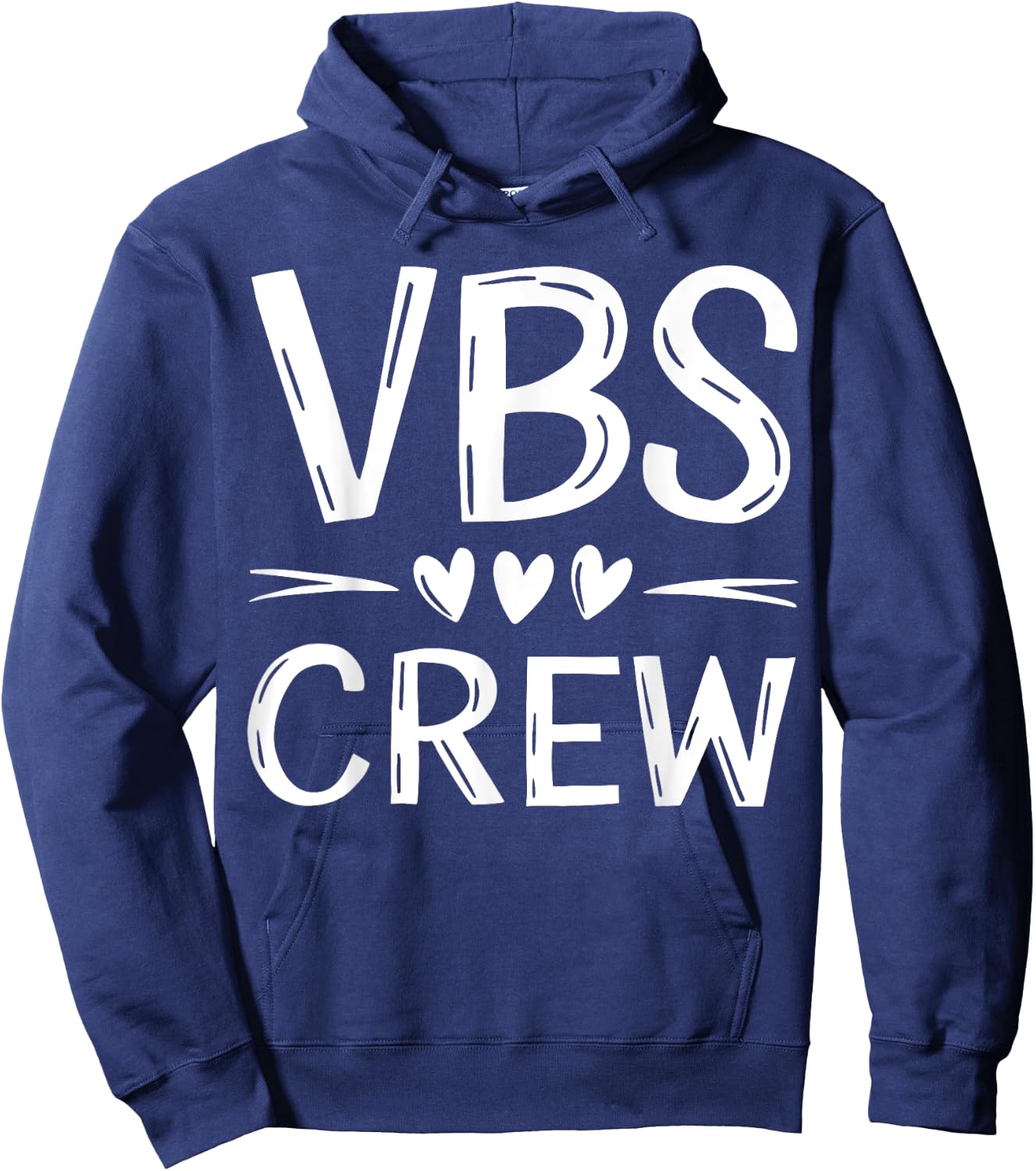 VBS Crew Faith-Based Gathering Sunday School Teacher Women Kids Hoodie - Hoodie | Navy