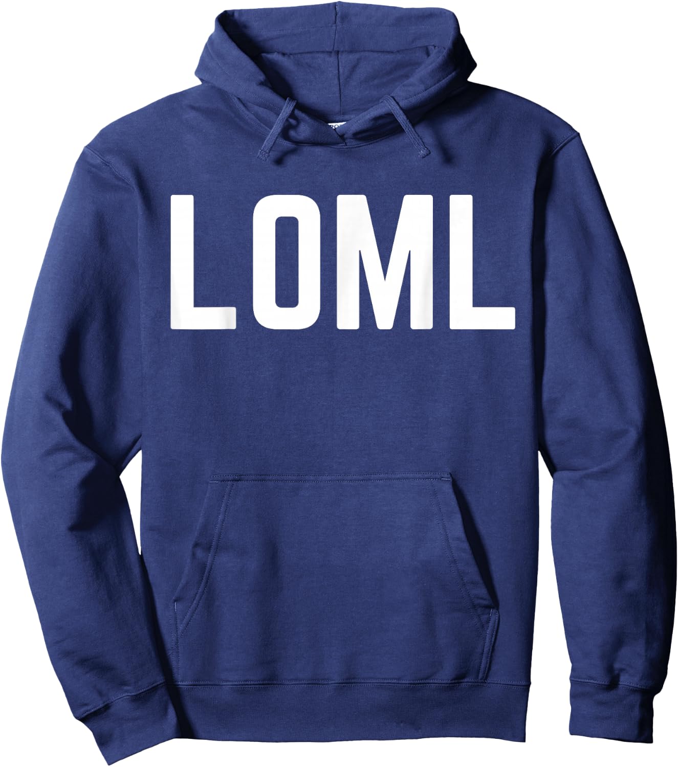 LOML Cute Couples Date, Valentines and Anniversary Hoodie - Hoodie | Navy