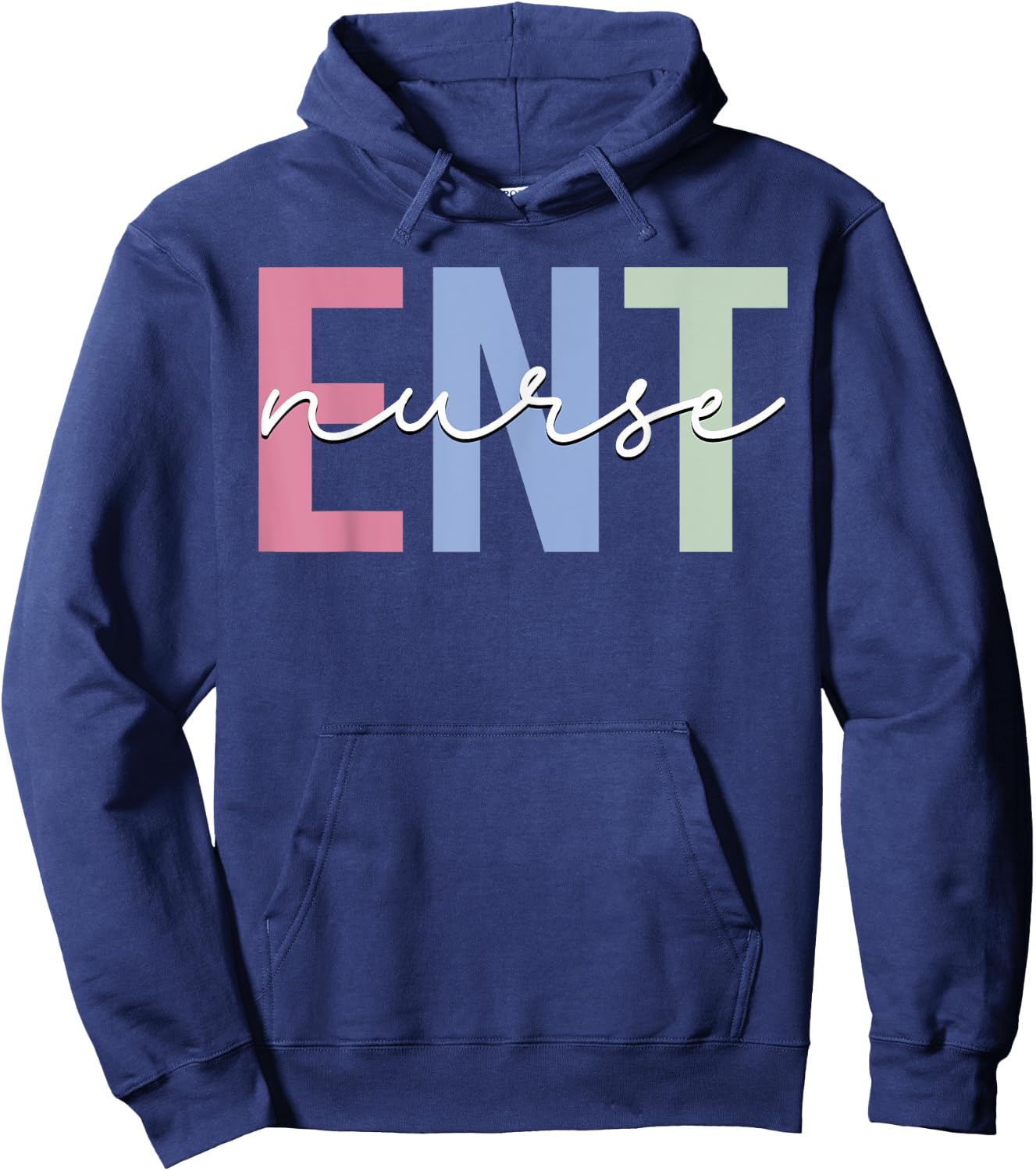 ENT Nurse Otolaryngology Ear Nose Throat Hoodie - Hoodie | Navy