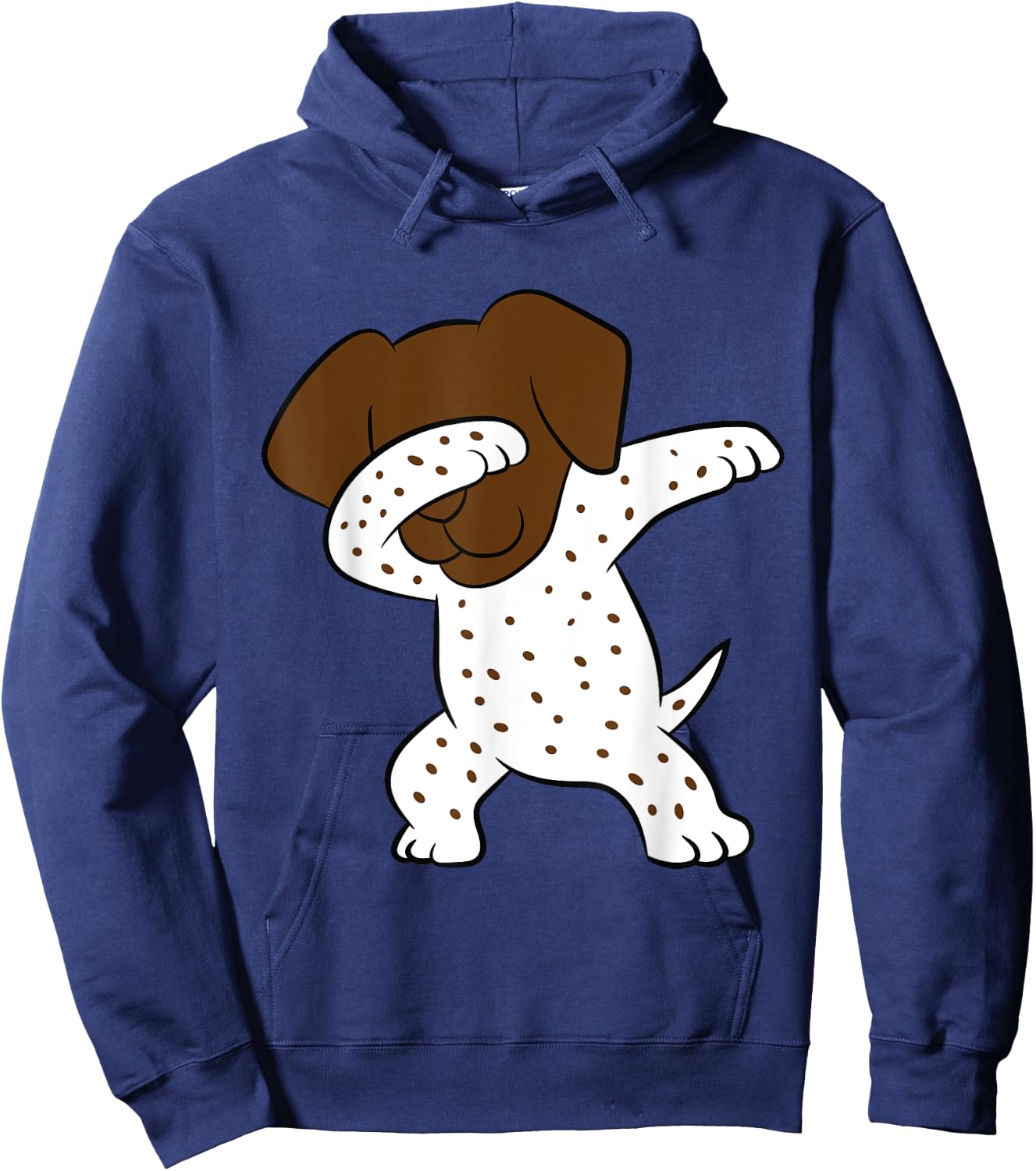 Dabbing German Shorthaired Pointer Cute Dabbing GSP Dog Hoodie - Hoodie | Navy