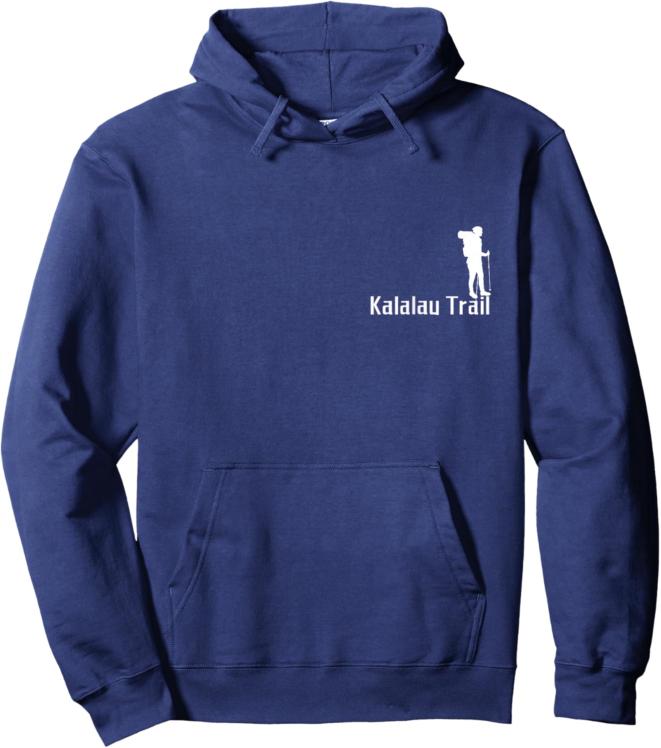 Kalalau Trail Graphic , Hiking Adventure, Vintage Kalalau Hoodie - Hoodie | Navy