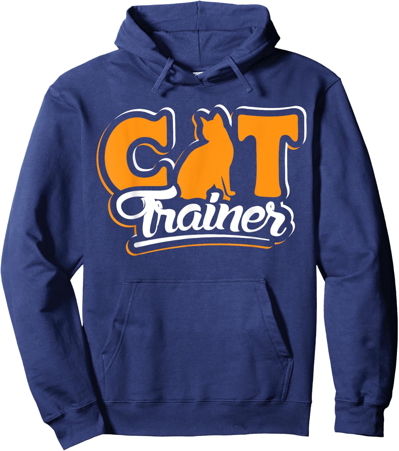 Cat Trainer design pet sitter and cat lover Hoodie - Hoodie | Navy