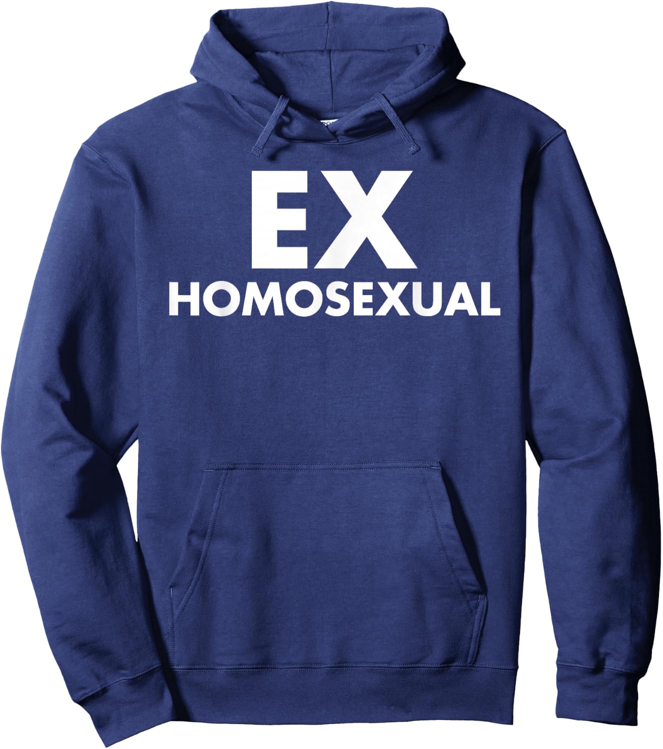 Ex Homosexual Funny LGBT Pride Month Hoodie - Hoodie | Navy