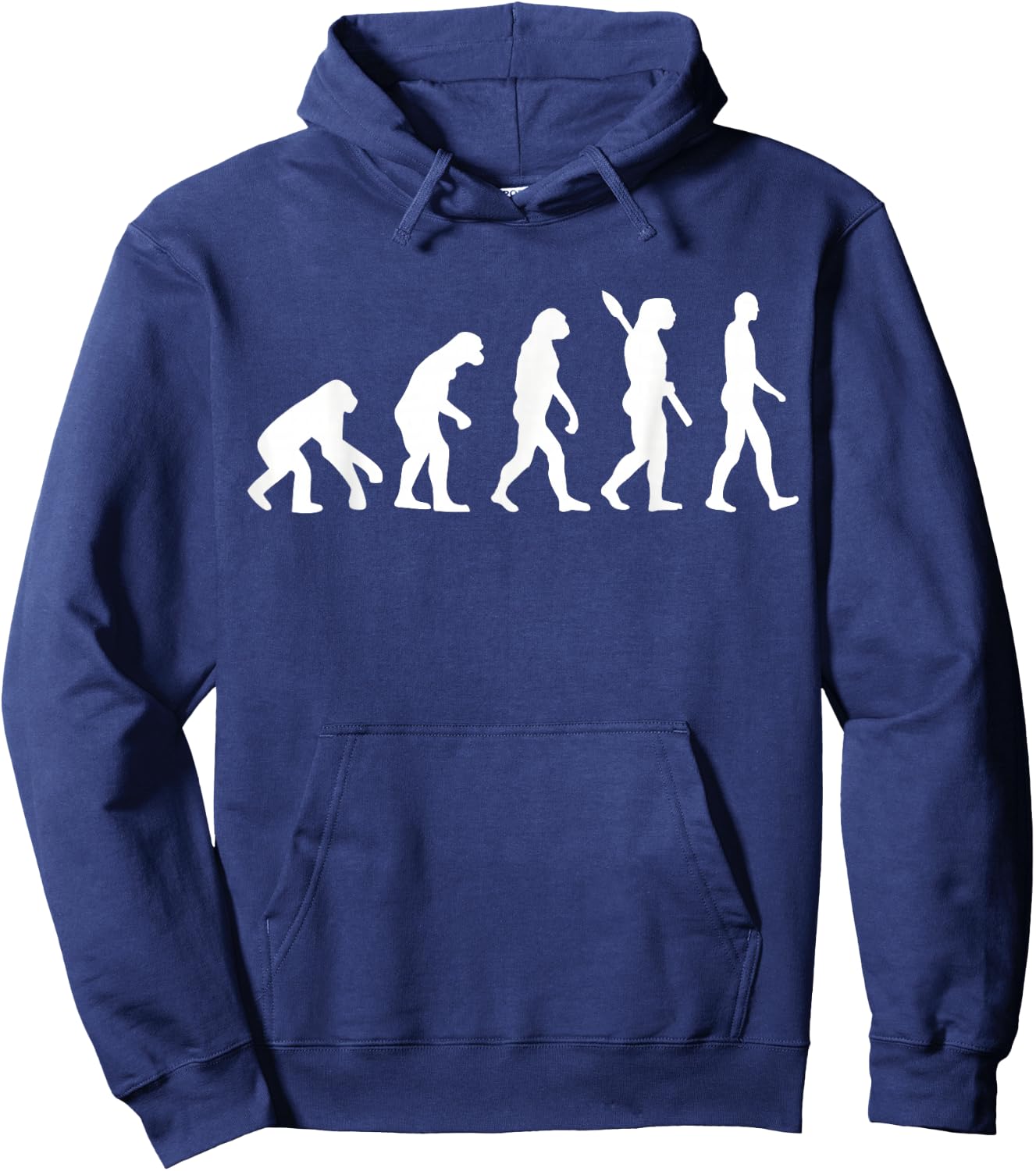 Human evolution Hoodie - Hoodie | Navy