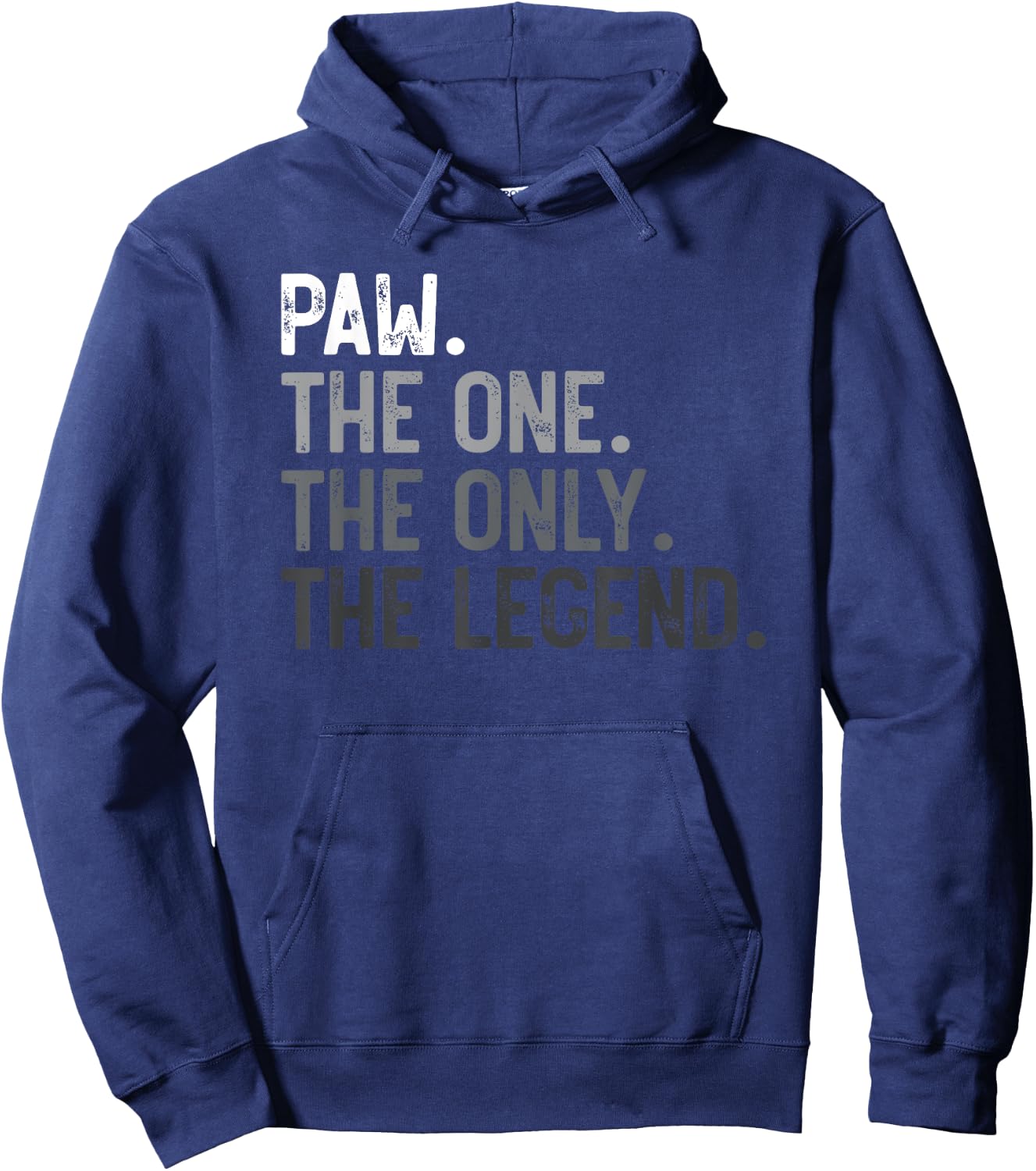 Paw One Only Legend Funny Paw Shirt for Father's Day Hoodie - Hoodie | Navy