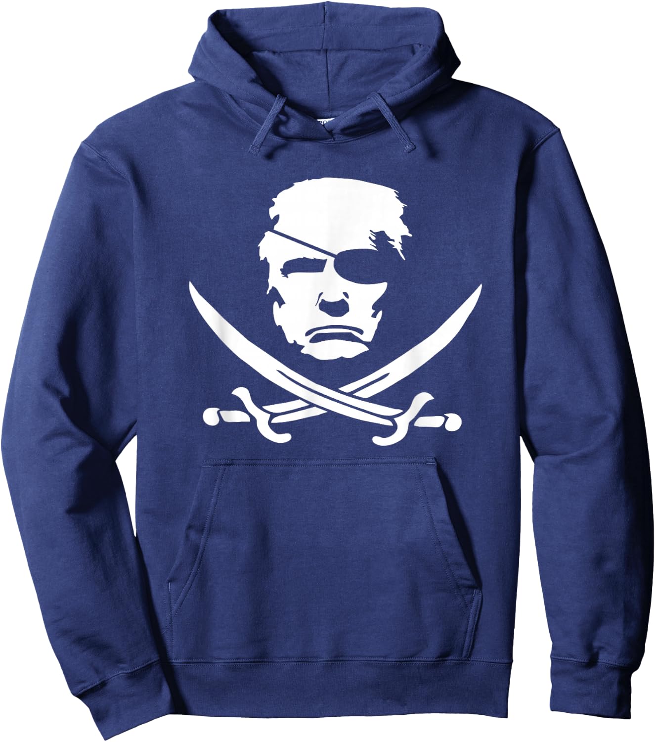Donald Trump Pirate Funny Boating Republican Conservative Hoodie - Hoodie | Navy