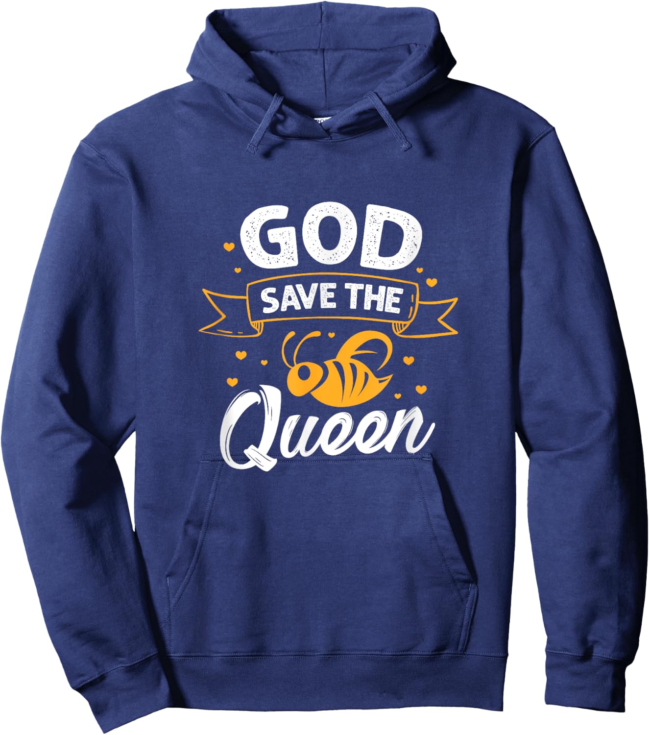 God save the queen Queen Bee Hoodie - Hoodie | Navy