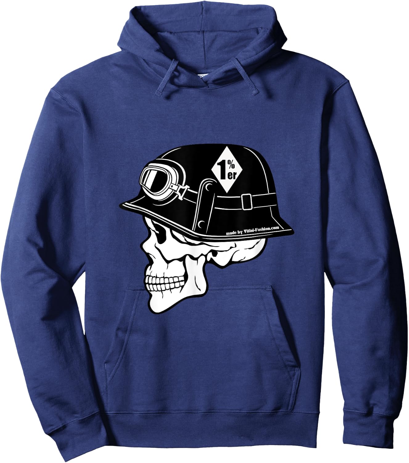 Diamond 1%, rocker, biker, motorcycle, 1 percent Hoodie - Hoodie | Navy