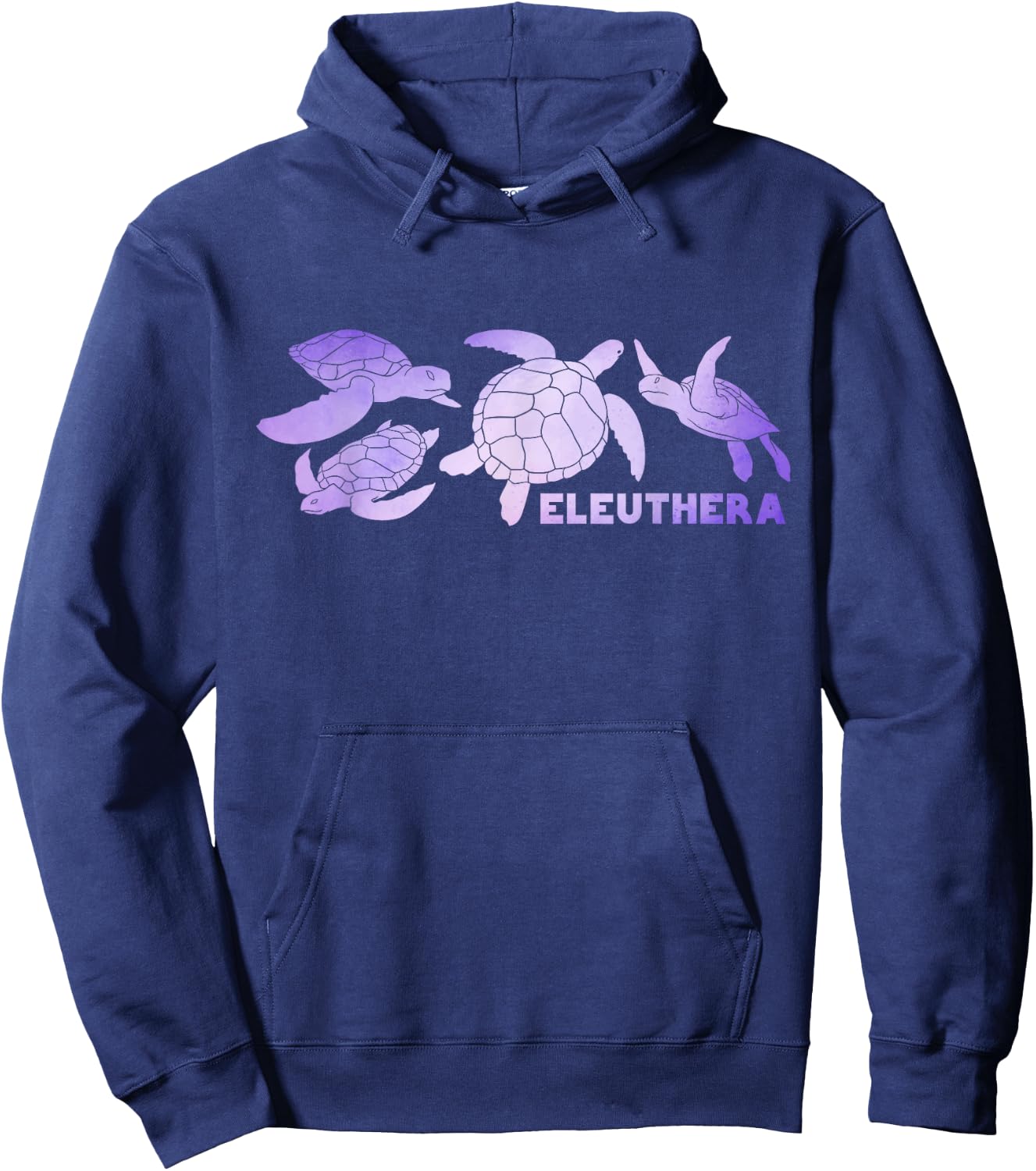 Eleuthera Sea Turtles Bahamas Beach Vacation Hoodie - Hoodie | Navy