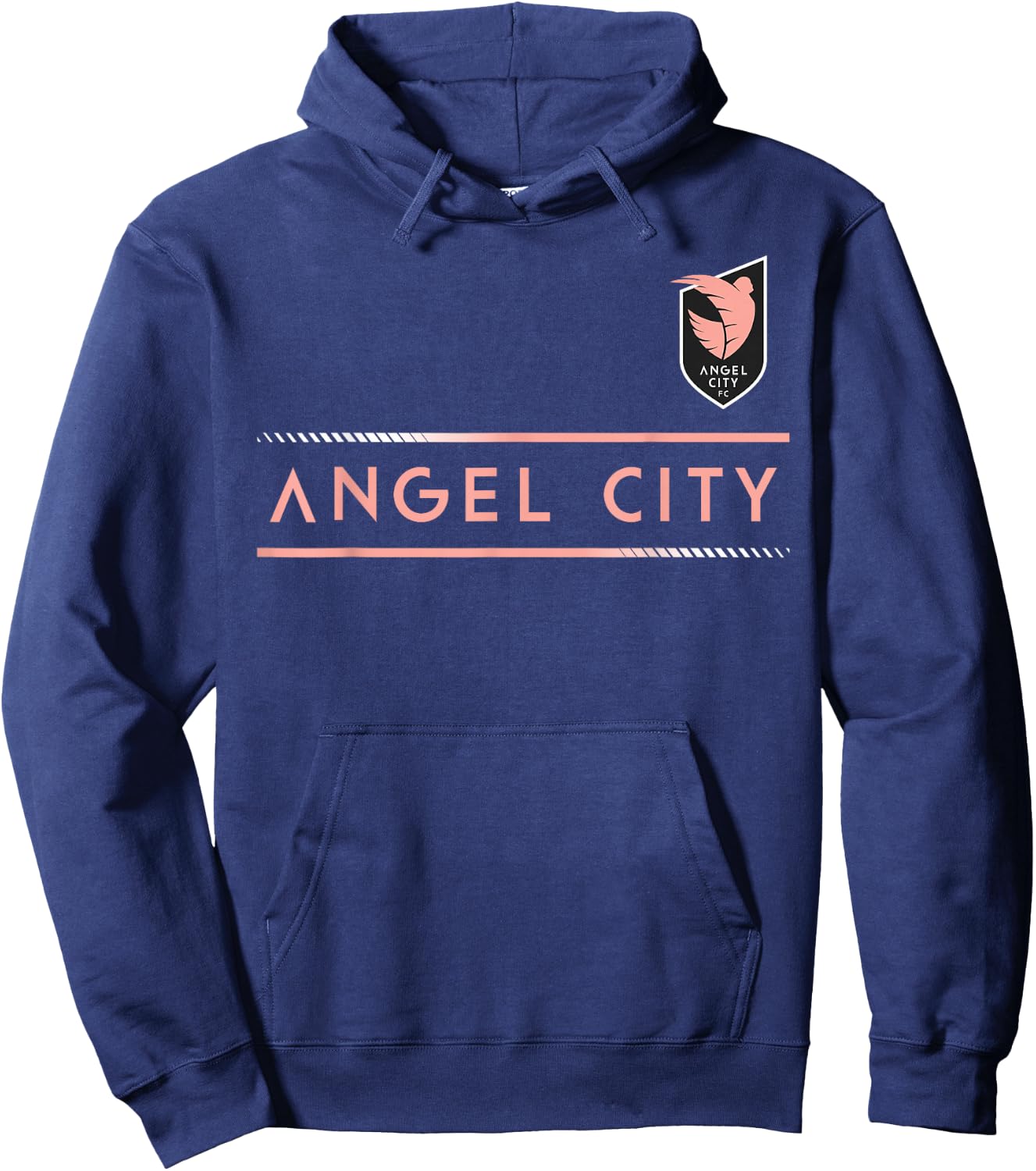 Officially Licensed Angel City FC Soccer NWSL Apparel Hoodie - Hoodie | Navy