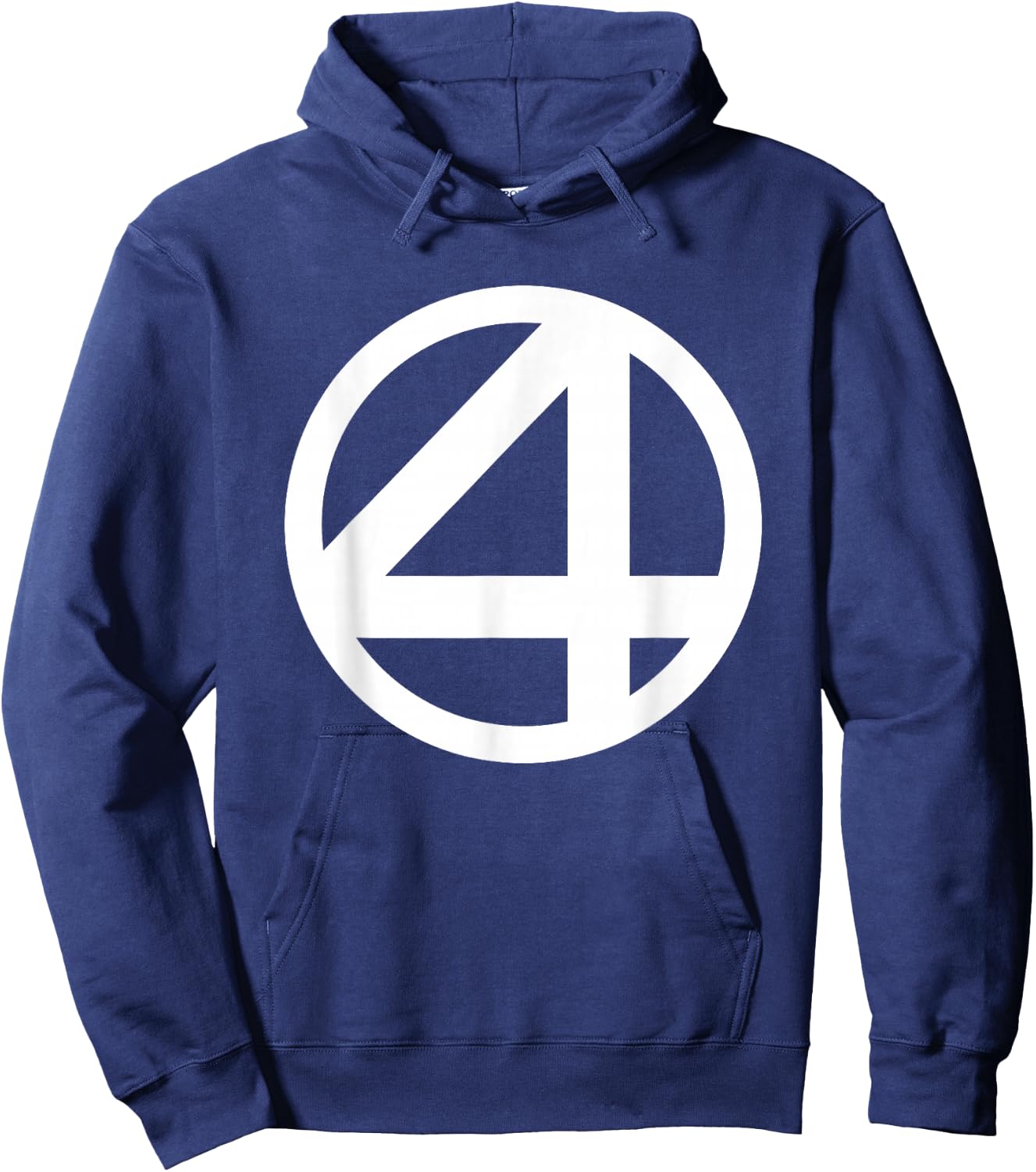 Marvel Fantastic Four Vintage Super Hero Center Badge Hoodie - Hoodie | Navy