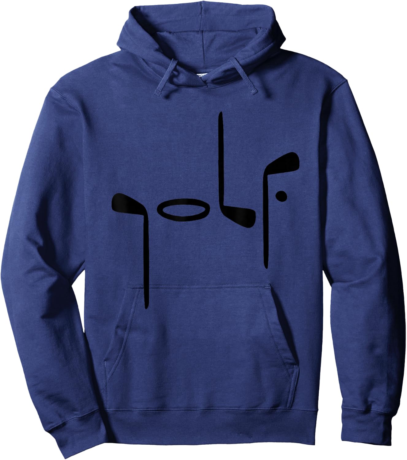 Golf Minimalist Logo Women Golf Fan Men Golfer Hoodie - Hoodie | Navy