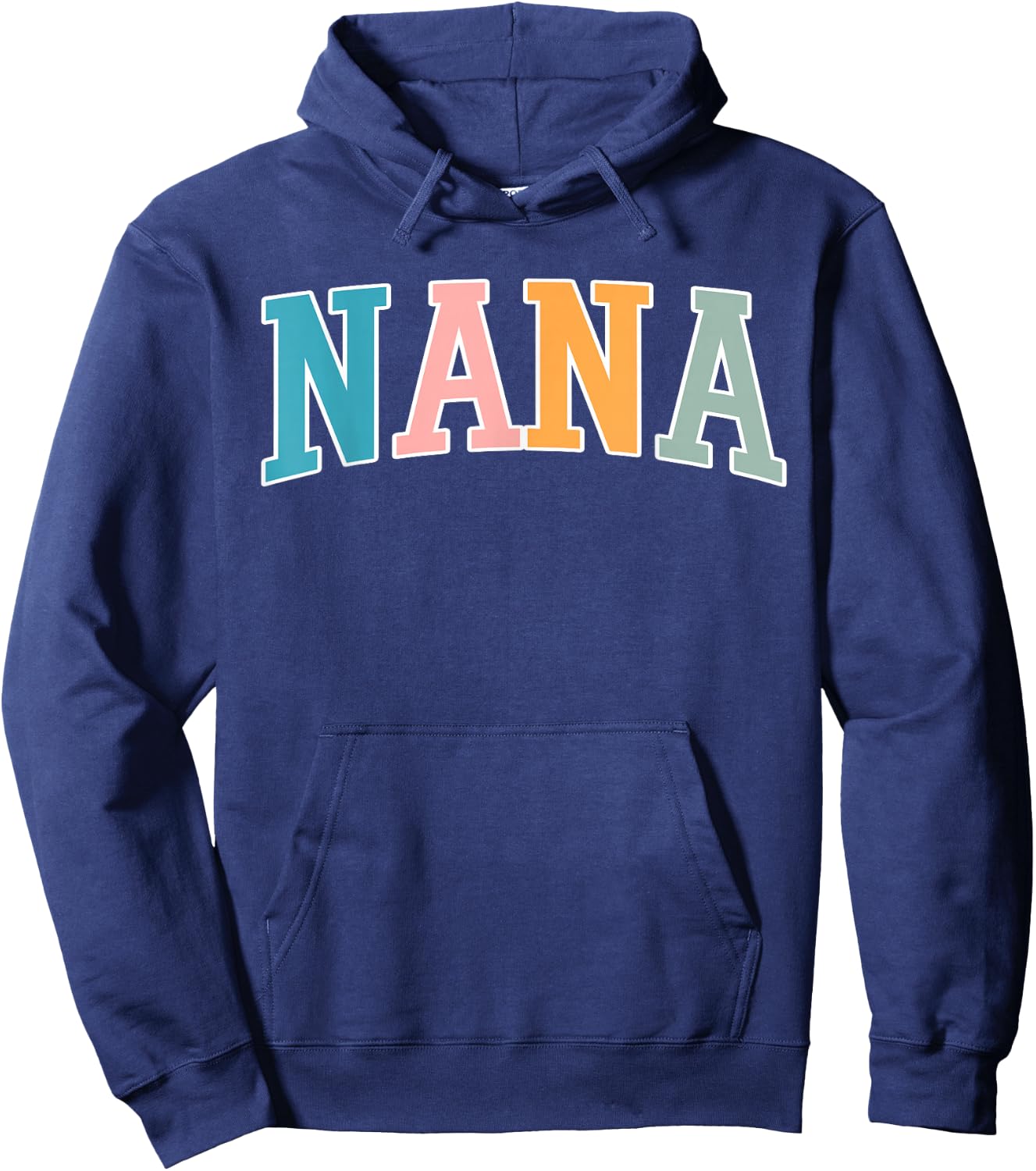 Nana Life for Grandma Grandmother Announcement Hoodie - Hoodie | Navy