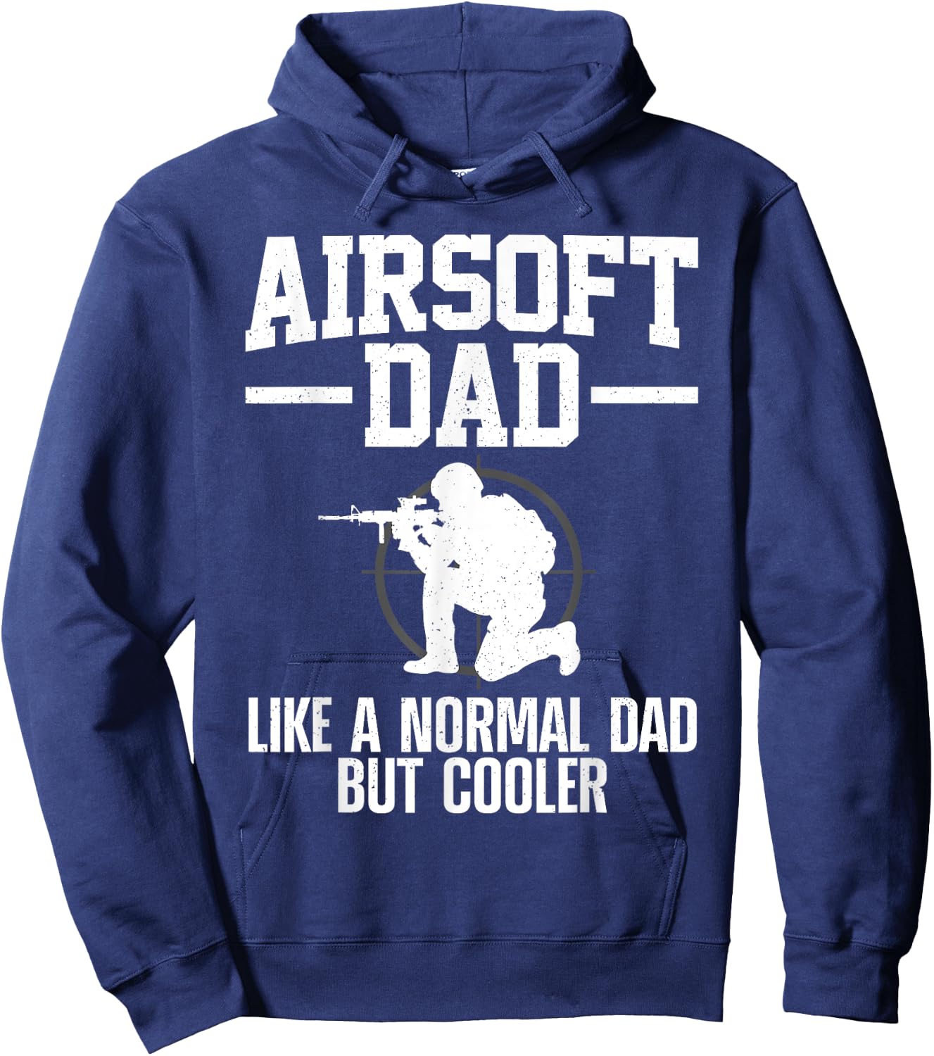 Funny Airsoft Art Dad Airsoft Player Airsoft Lover Hoodie - Hoodie | Navy