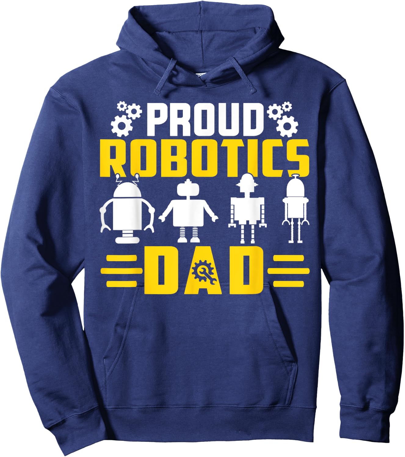 Robotics Father Robotics Dad Hoodie - Hoodie | Navy