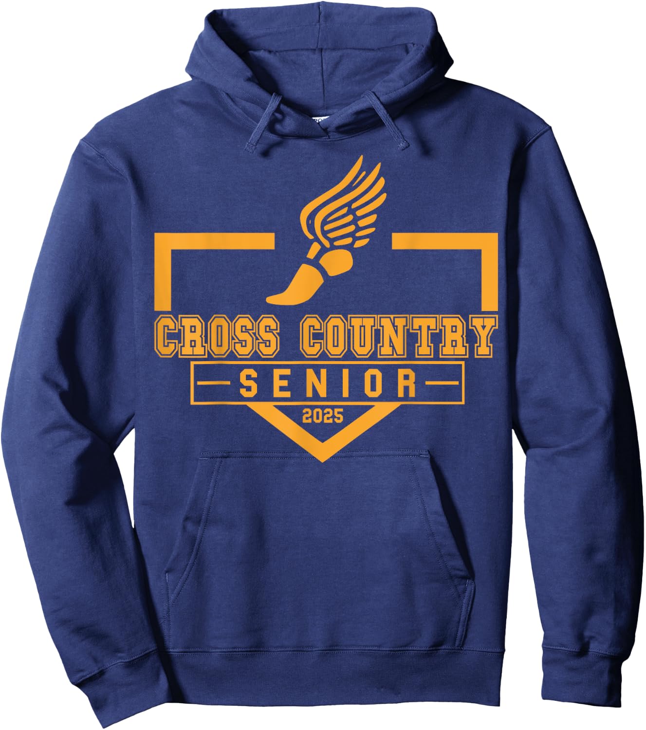 Cross Country Senior Night Senior 2025 Graduation Party 11 Hoodie - Hoodie | Navy