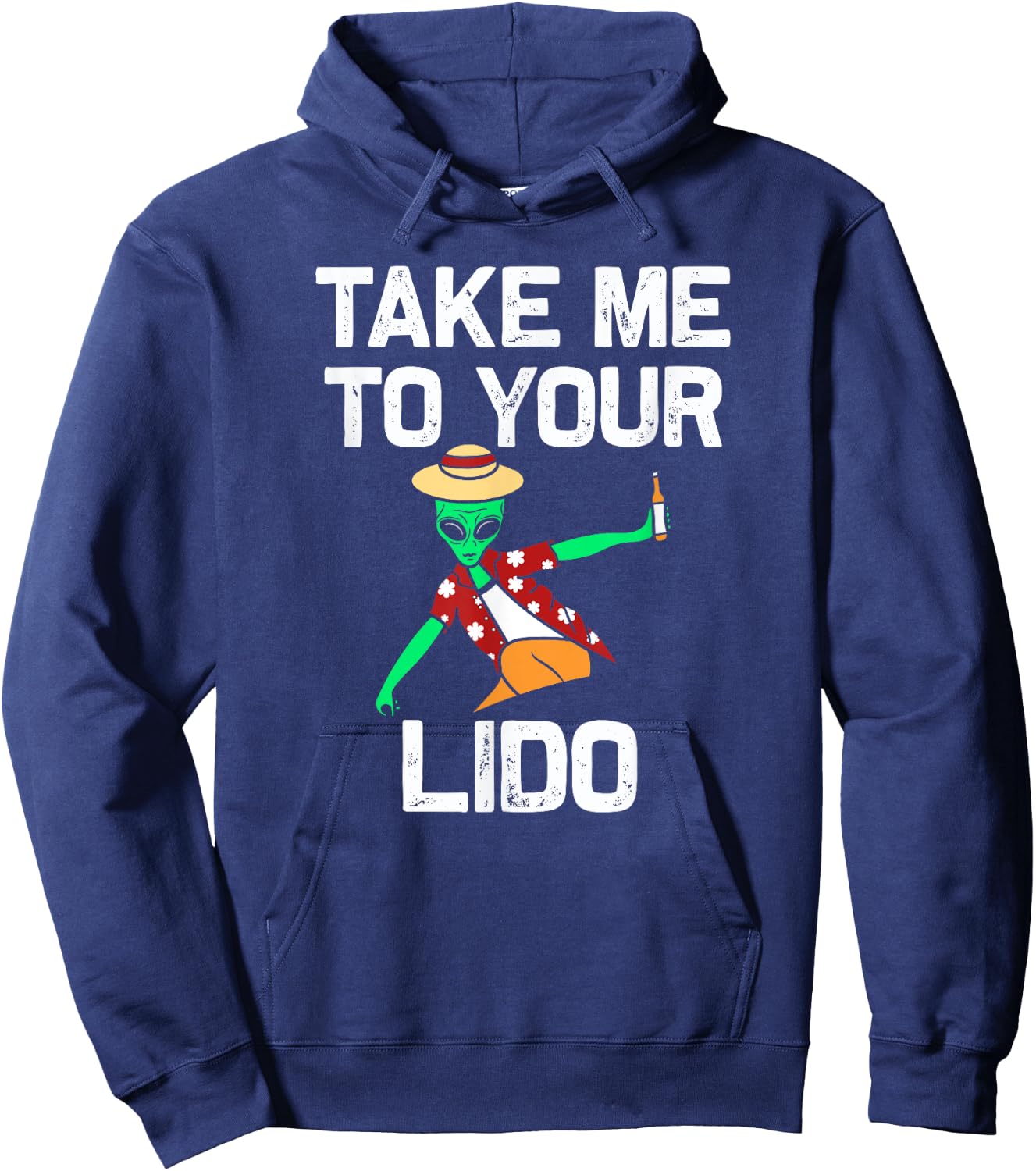 Take me to your Lido | Funny Cruise Vacation gift Hoodie - Hoodie | Navy