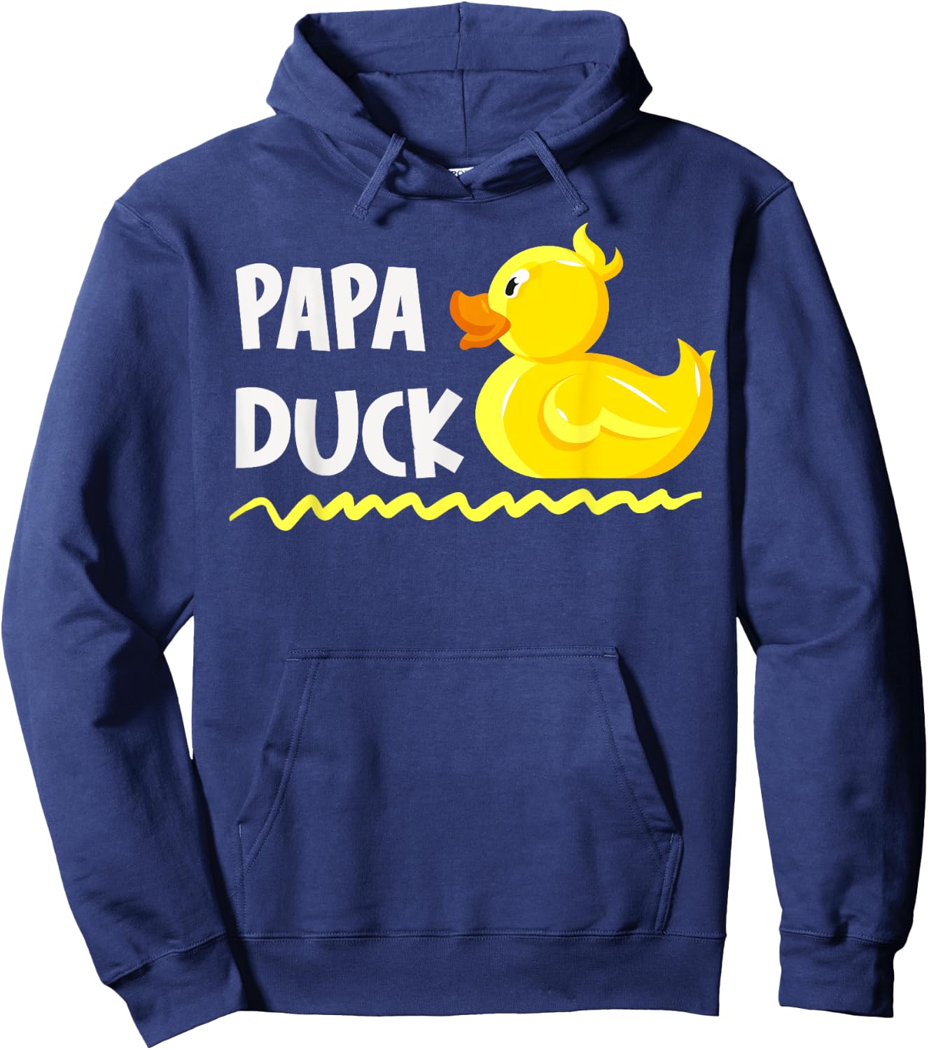 Papa Duck Father's Day Dad Father Duck Ducks Lover Hoodie - Hoodie | Navy