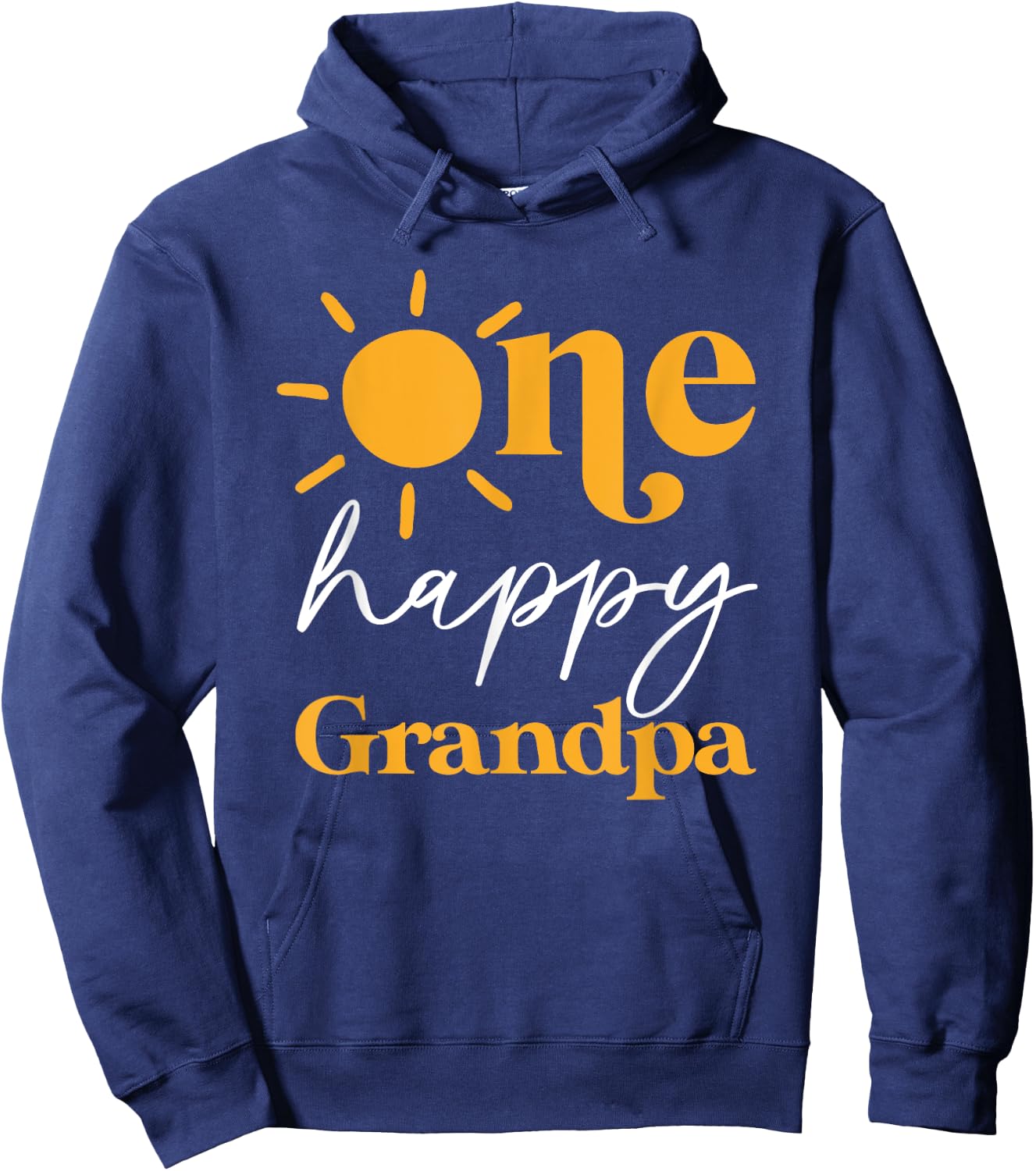 One Happy Grandpa of The Birthday First Trip Around the Sun Hoodie - Hoodie | Navy