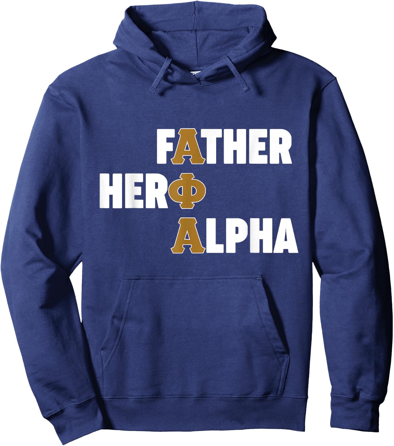 Alpha African 1906 Fraternity Father Hero Alpha Hoodie - Hoodie | Navy