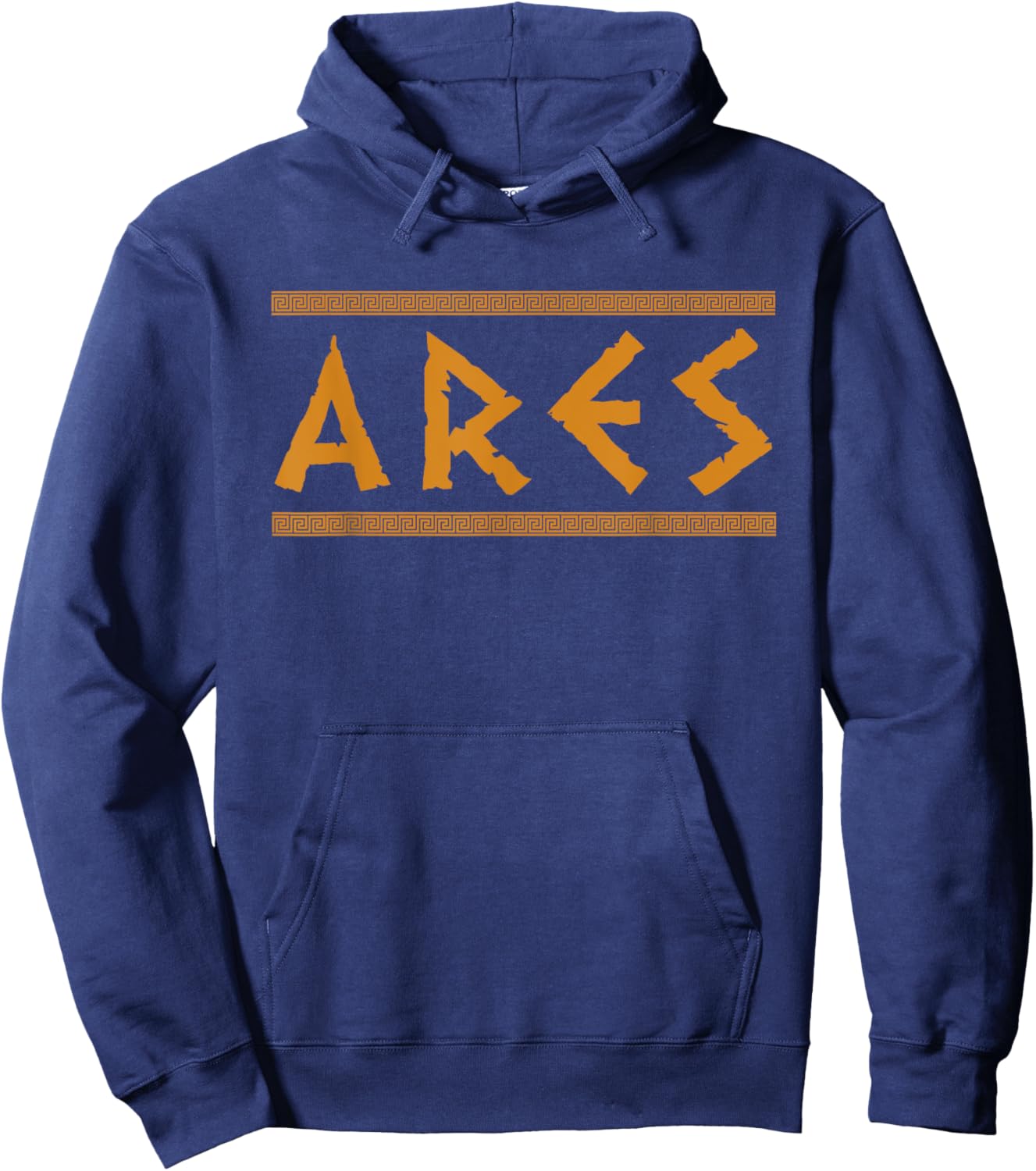 Agema Apparel -Adults Greek Mythology , Black, Small, Short Sleeve Hoodie - Hoodie | Navy