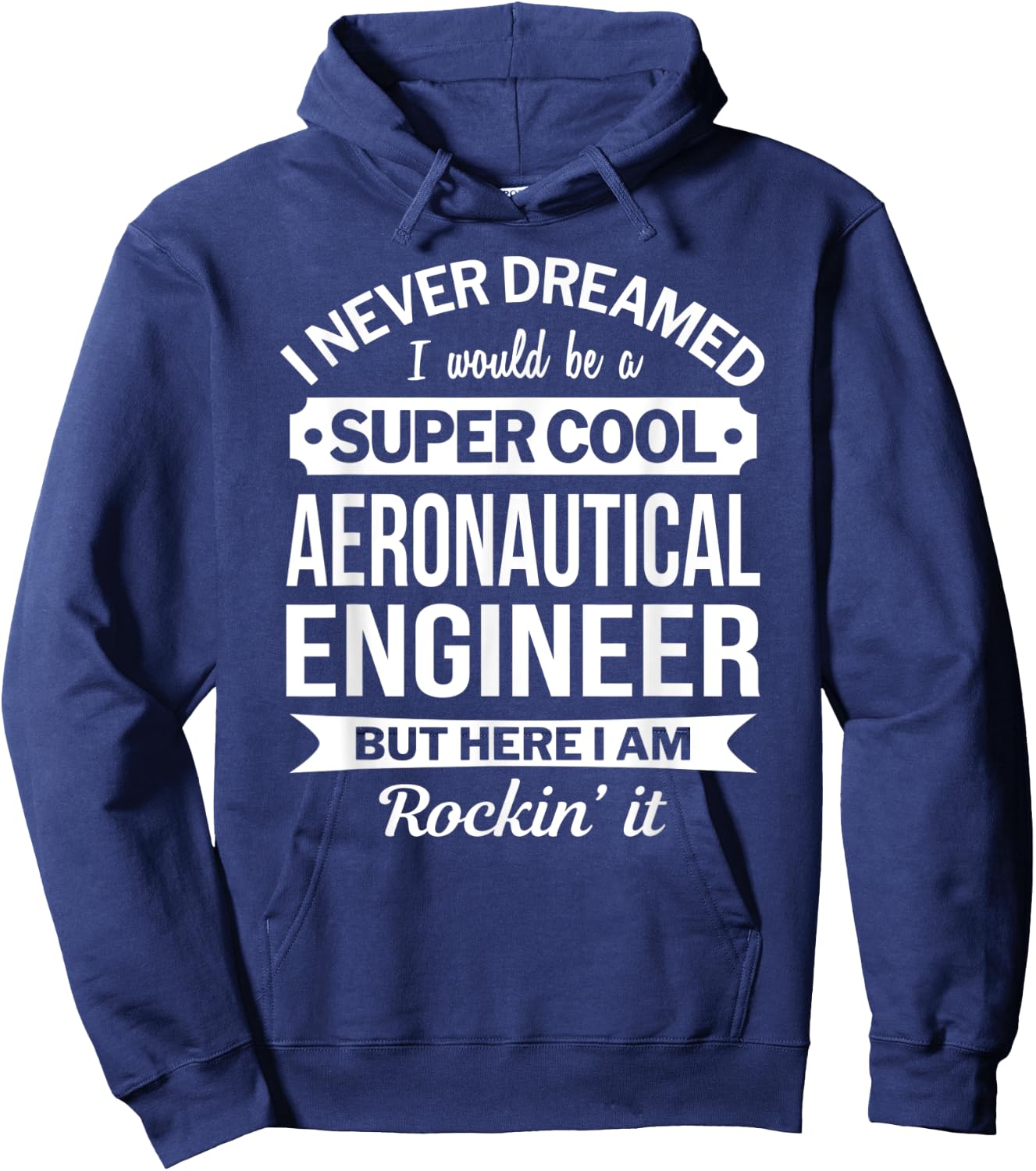 Aeronautical Engineer Gifts Funny Hoodie - Hoodie | Navy
