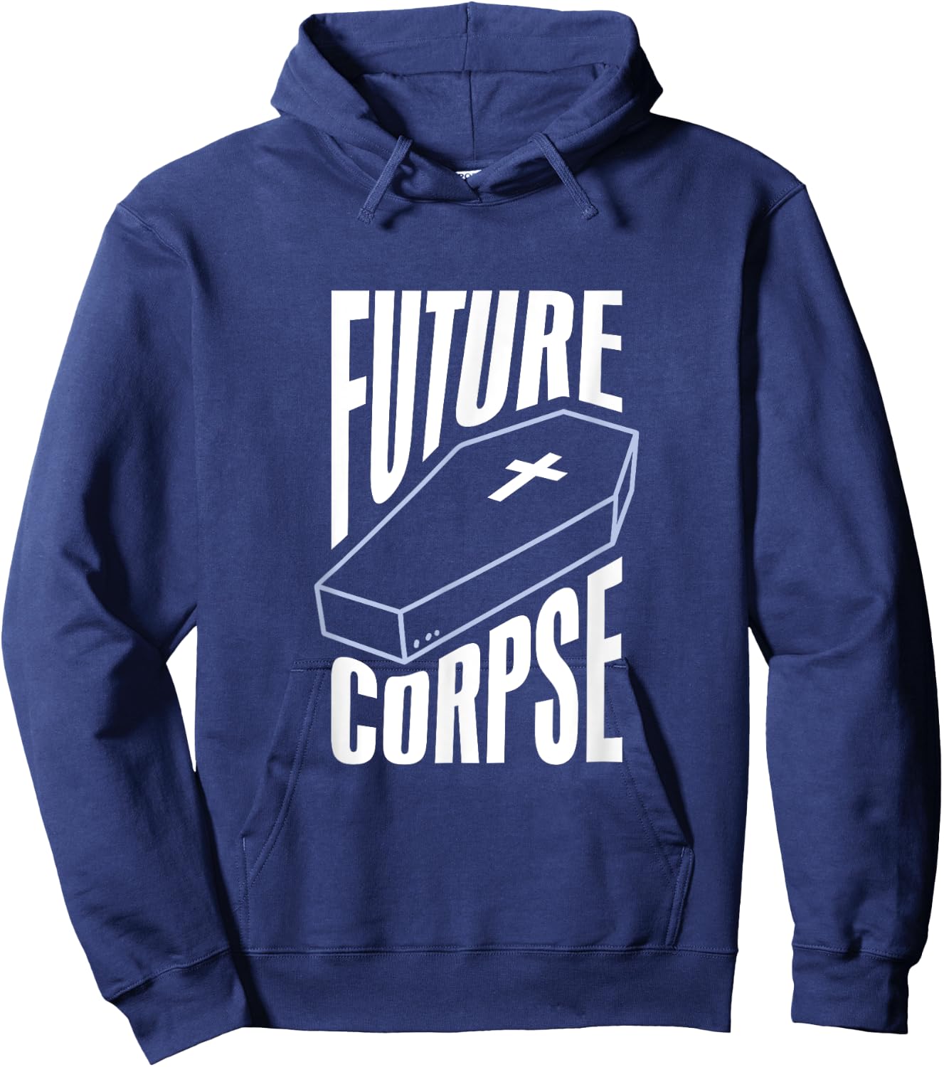 Gothic Future Corpse Funny Goth Quote Black Scene Emo Hoodie - Hoodie | Navy