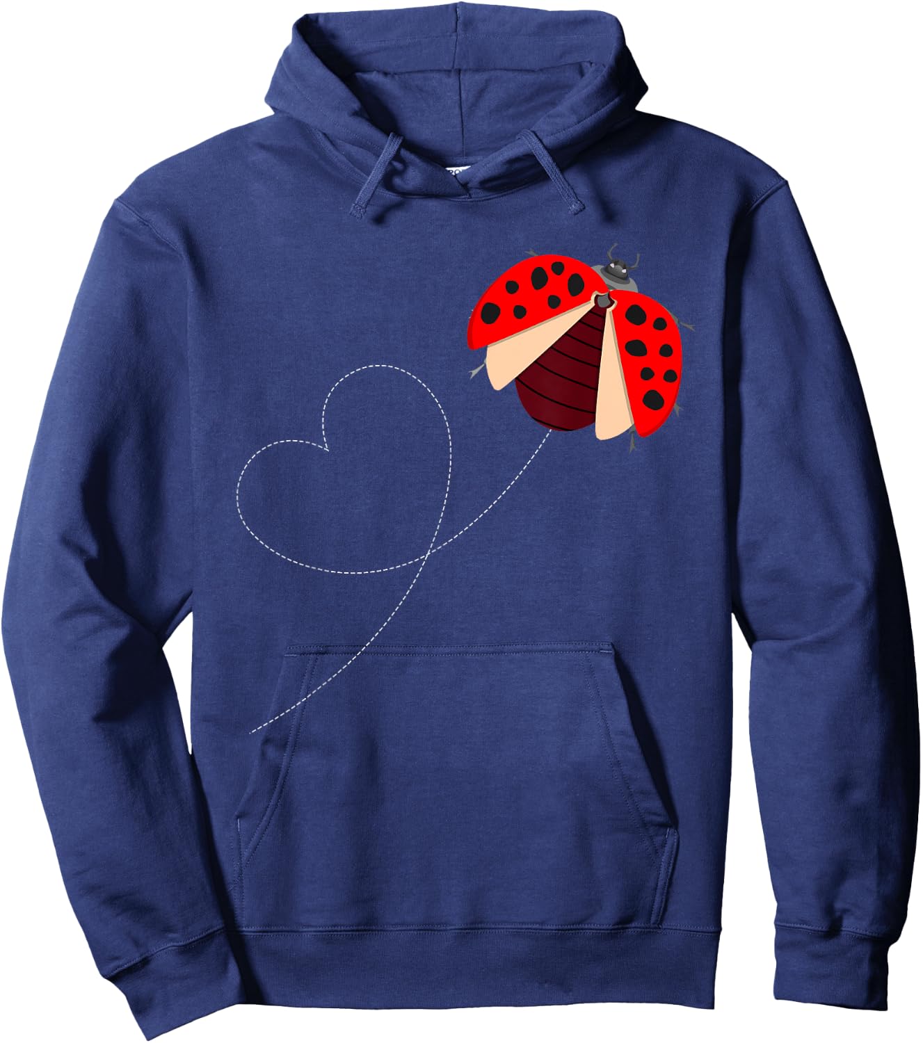 Funny Ladybug Design Women Boys Girls Lady Bug Lover Hoodie - Hoodie | Navy