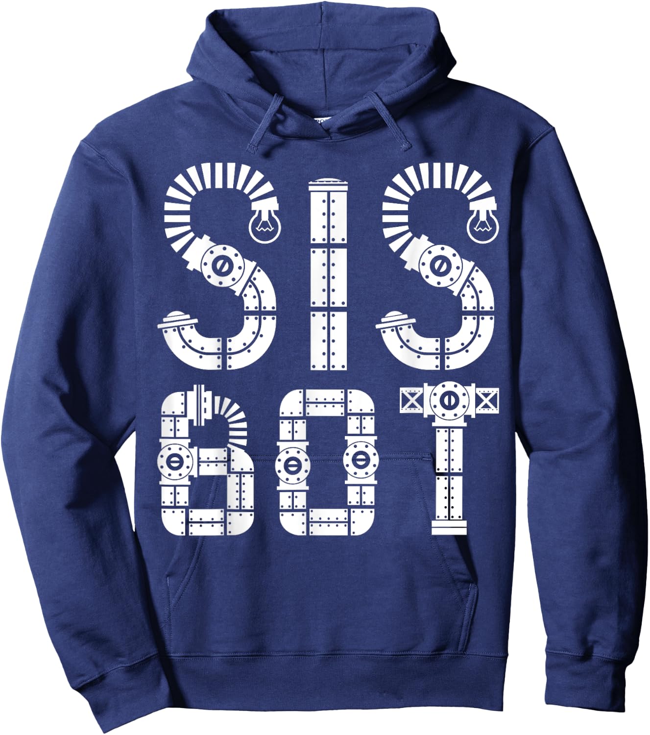 Matching Family Robot | Sister | Sis Bot Hoodie - Hoodie | Navy