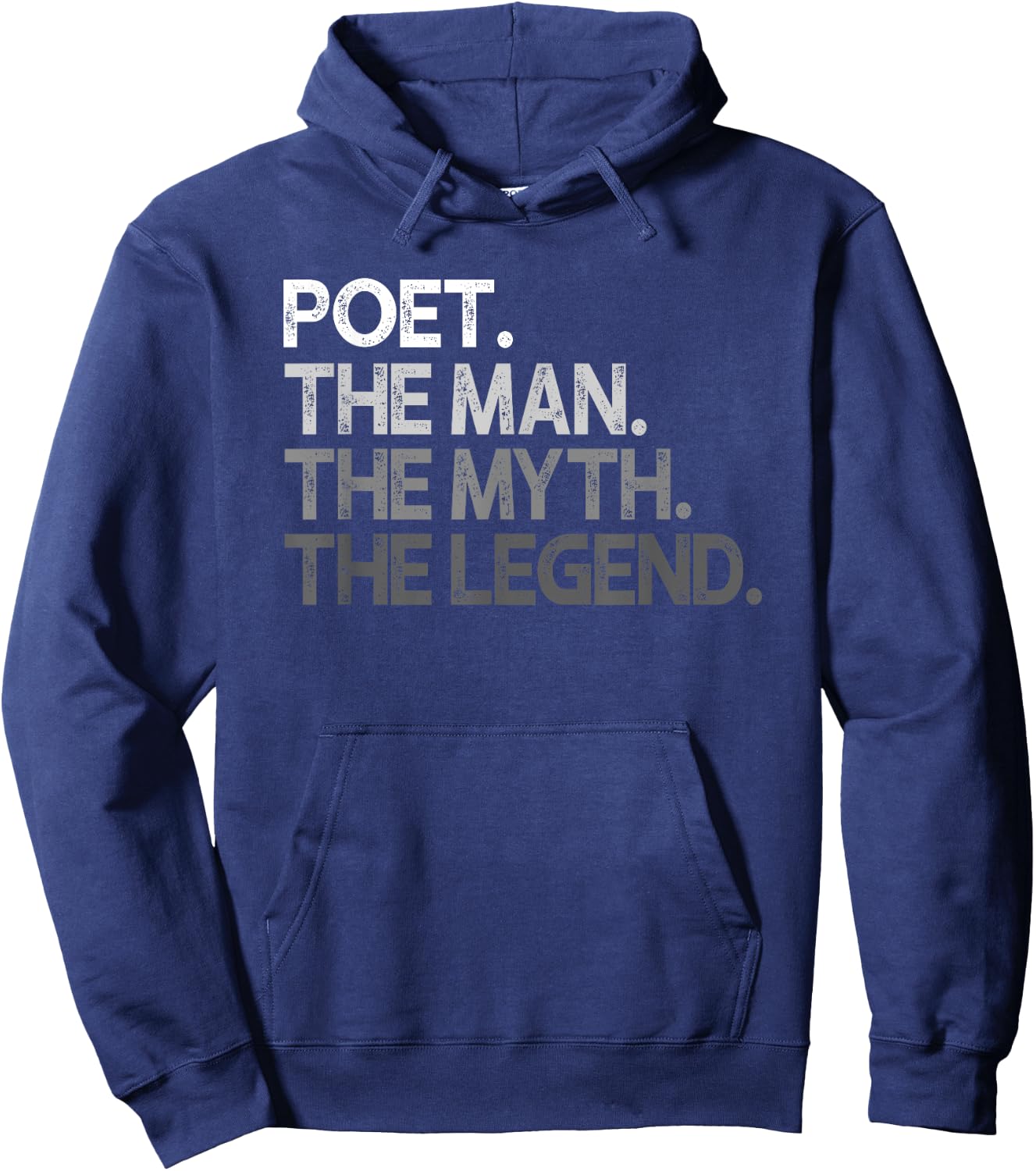 Poet Gift The Man Myth Legend Hoodie - Hoodie | Navy