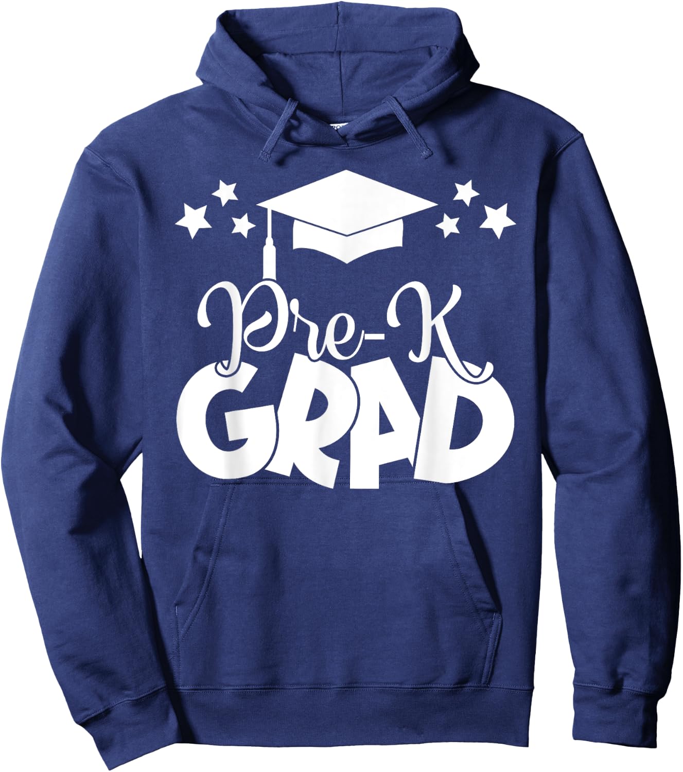 Pre-K Grad 2024 Gifts Boys Girls Pre-K Graduation Cap, Gown Hoodie - Hoodie | Navy