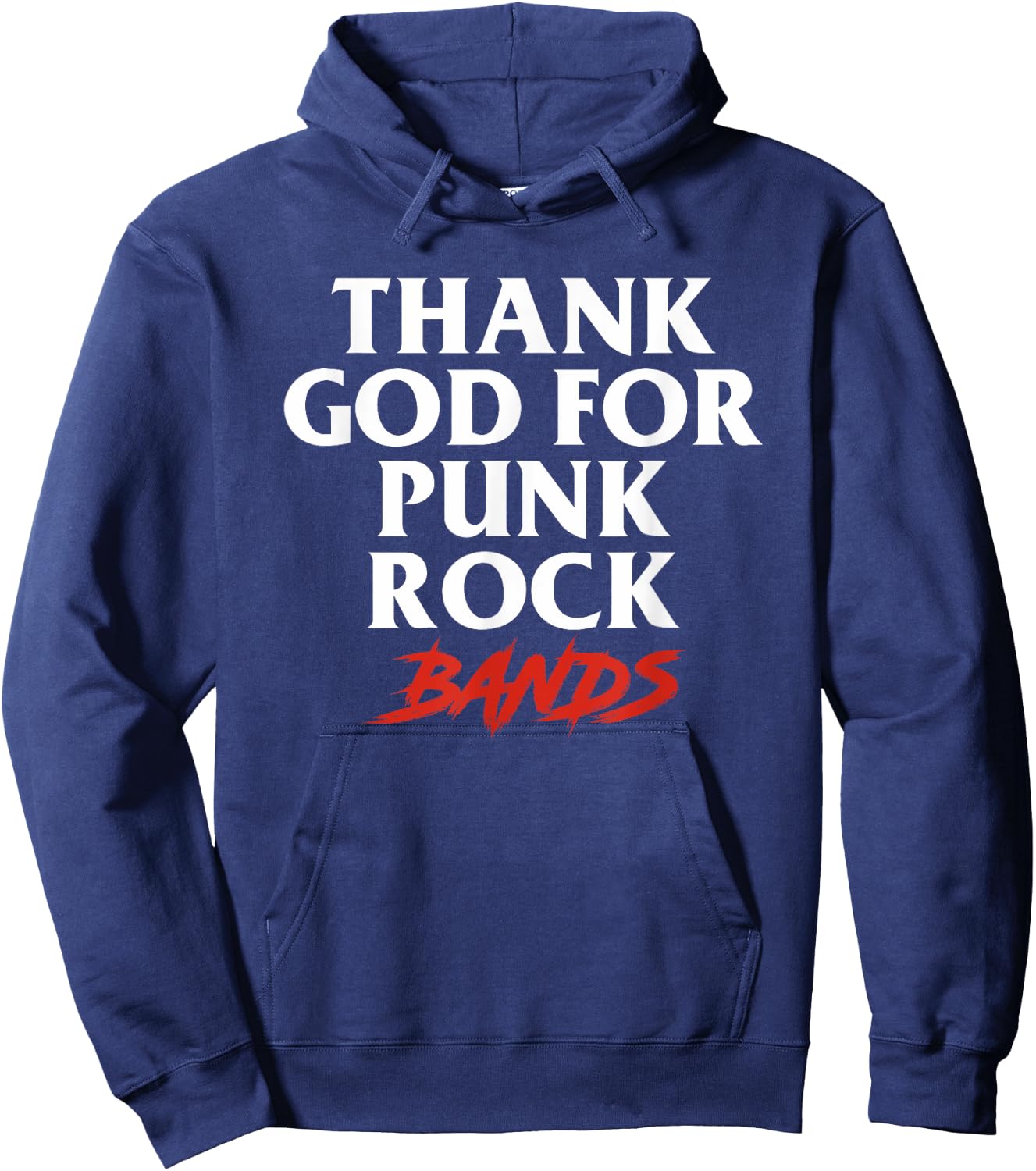 Thank God For Punk Rock Bands Music Punk Rock Band Hoodie - Hoodie | Navy